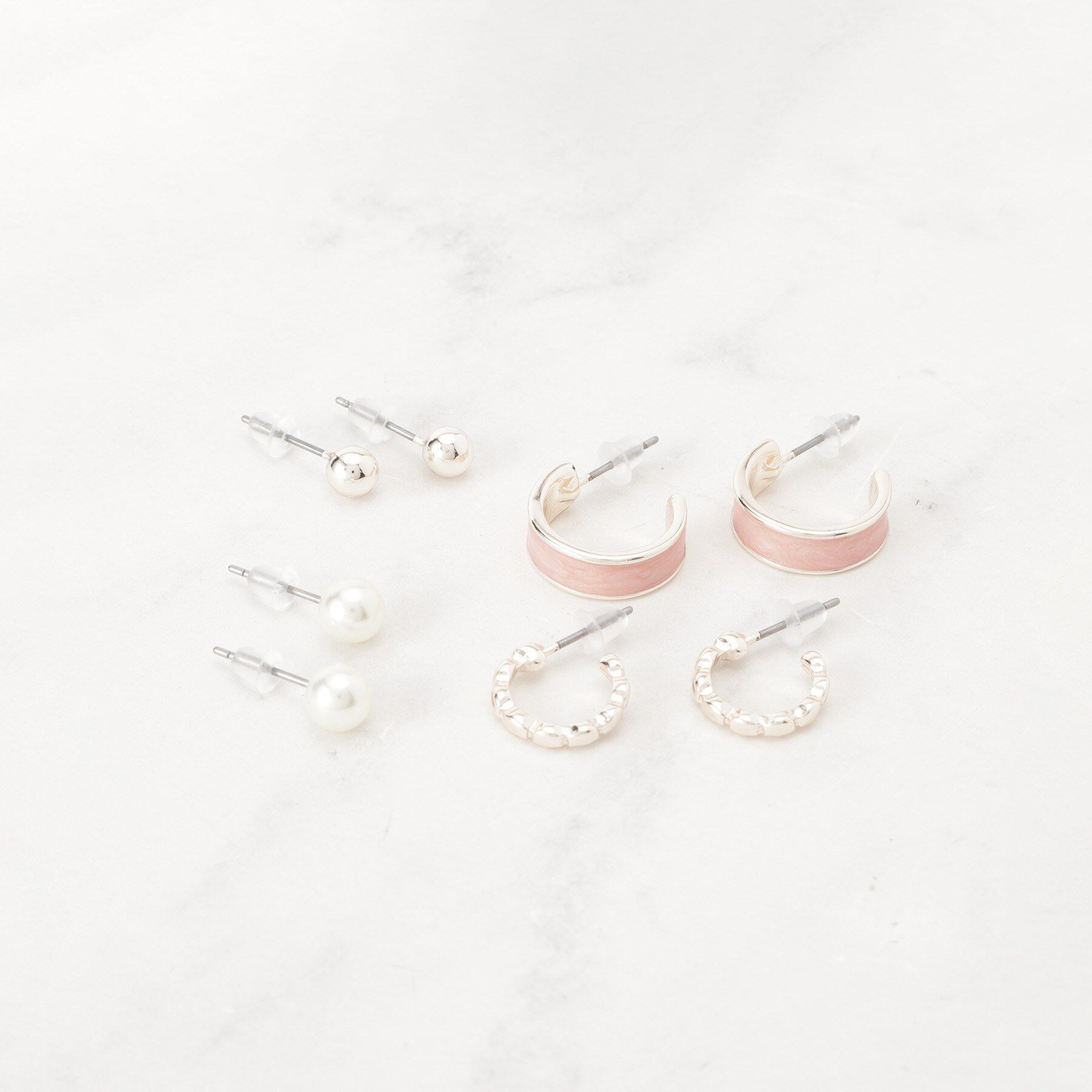 grove「エポピアス4セット」|ピアス|ピンク(071)