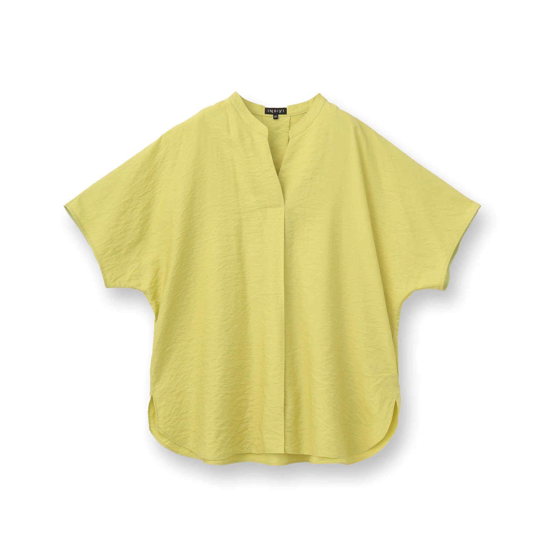 INDIVI「【洗える／UVケア／SETUP可能】スキッパードルマンブラウス」|シャツ・ブラウス|