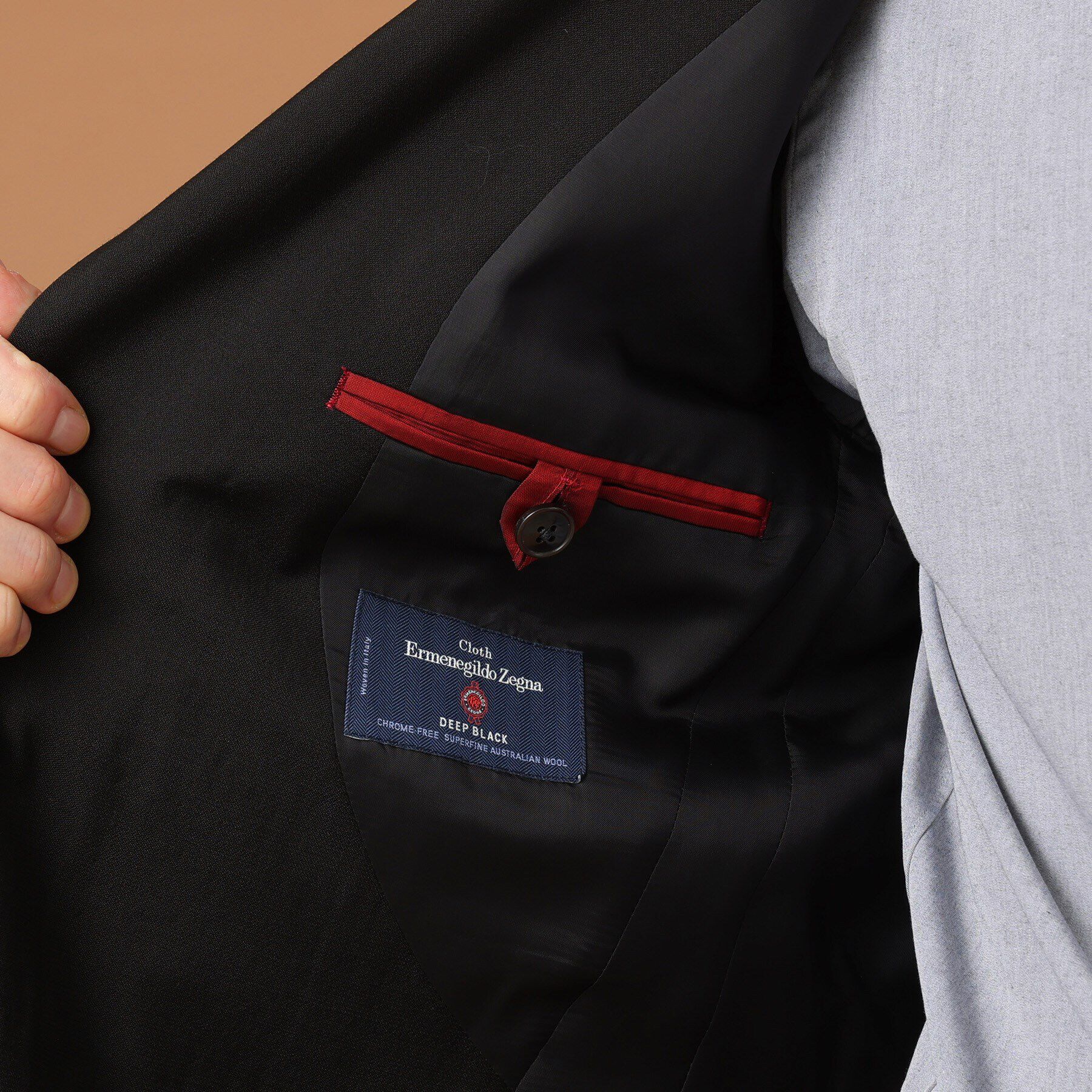 40CARATS&525「ディープブラック ジャケット」|テーラードジャケット|