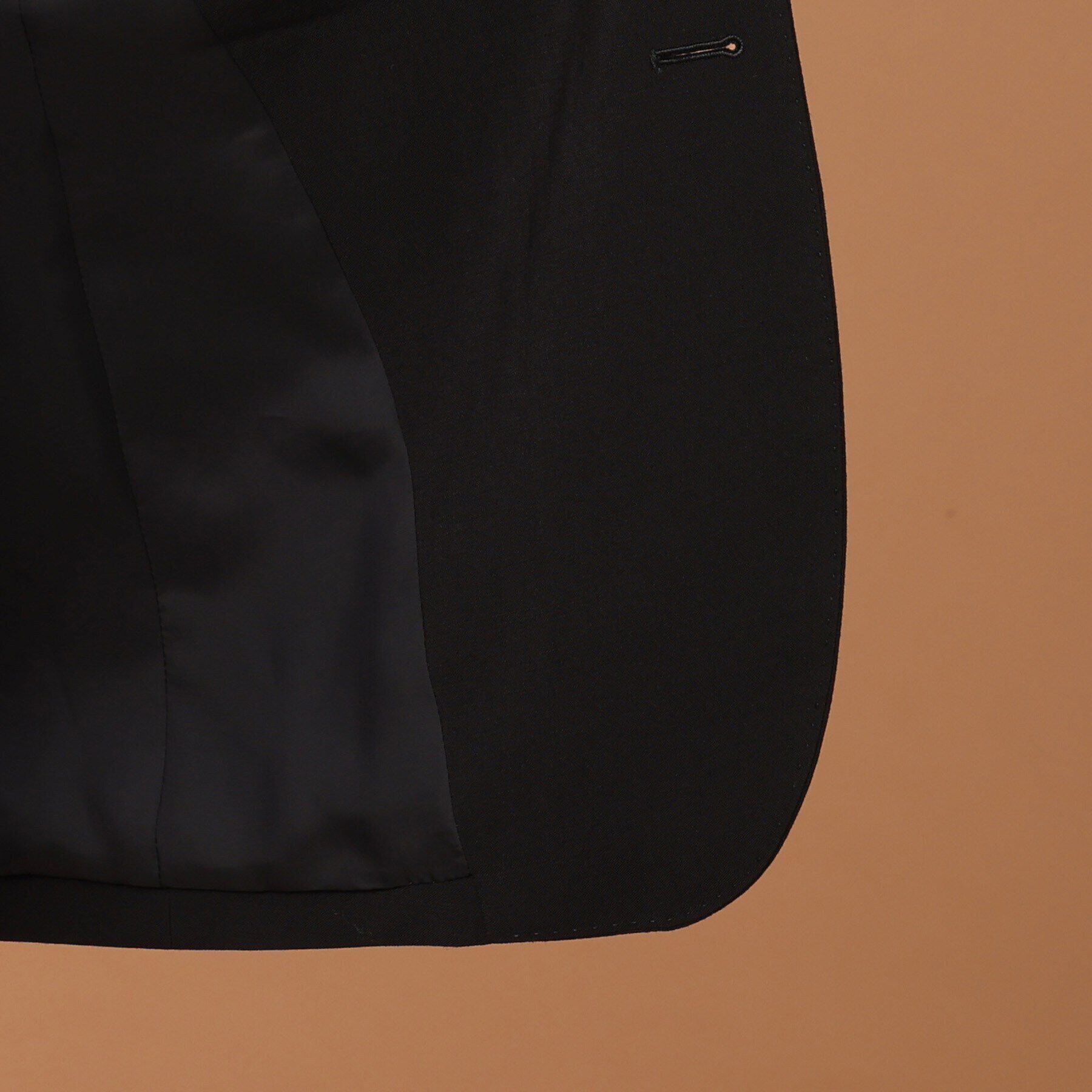 40CARATS&525「ディープブラック ジャケット」|テーラードジャケット|