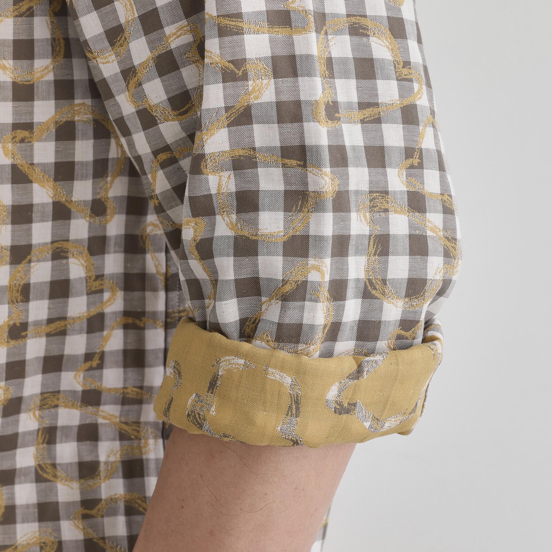 TAKEO KIKUCHI「チェックボーラーガーゼシャツ」|シャツ・ブラウス|