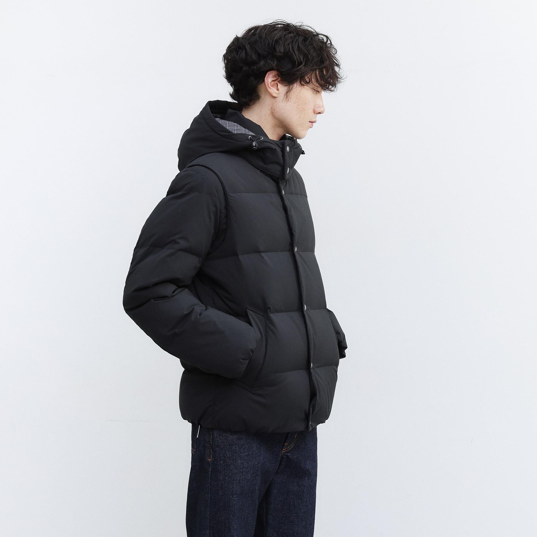 TAKEO KIKUCHI「【袖取り外し可】デタッチャブル ダウンブルゾン」|ダウン|
