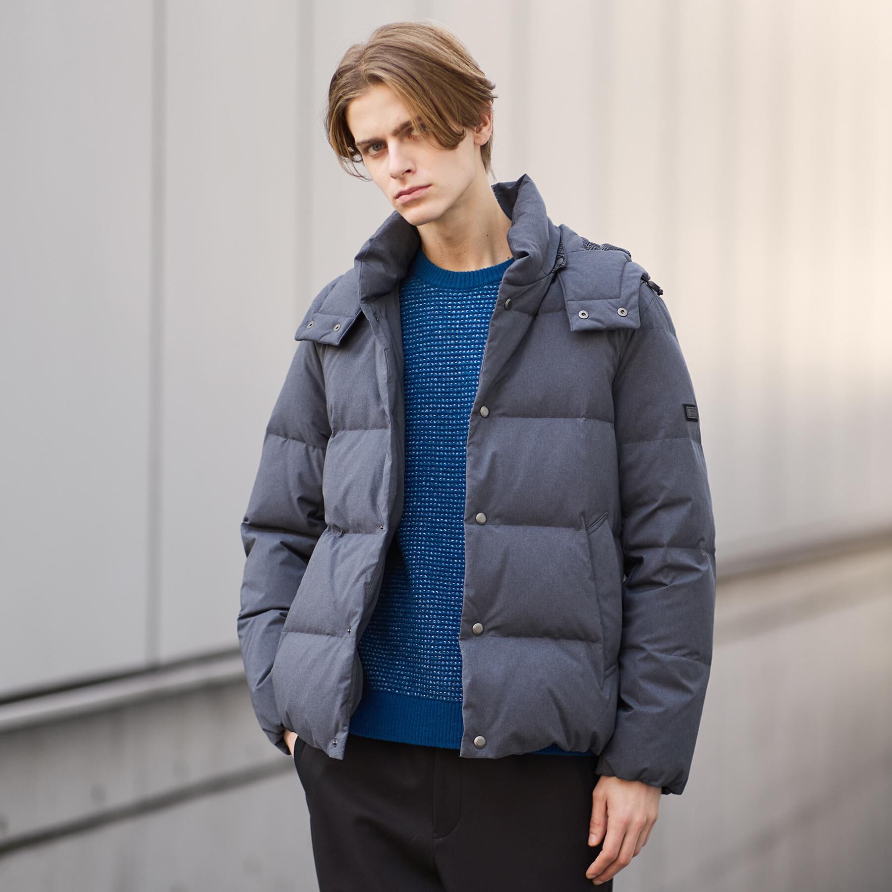 TAKEO KIKUCHI「【袖取り外し可】デタッチャブル ダウンブルゾン」|ダウン|チャコールグレー(0