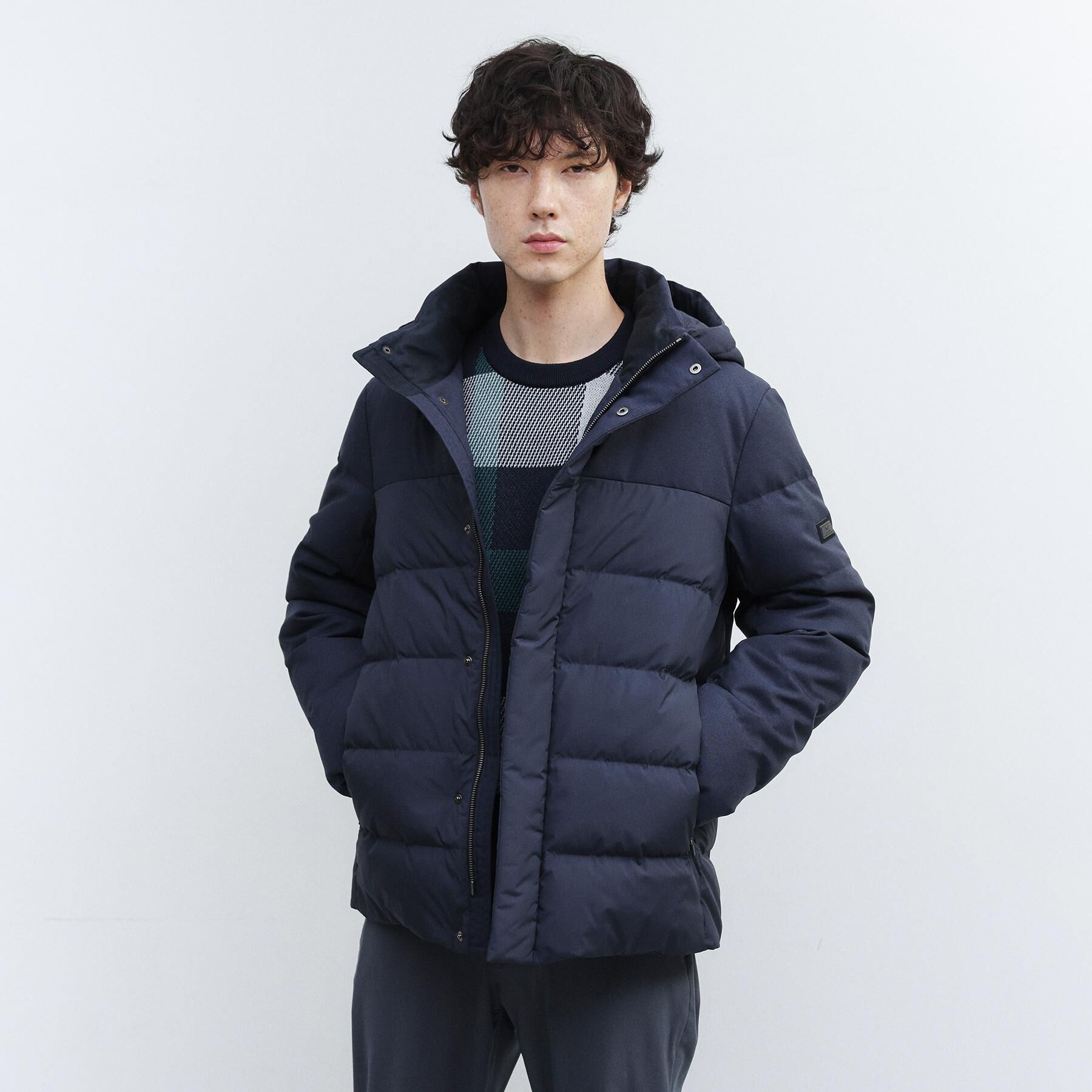 TAKEO KIKUCHI「カラーコンビ ダウンブルゾン」|ダウン|