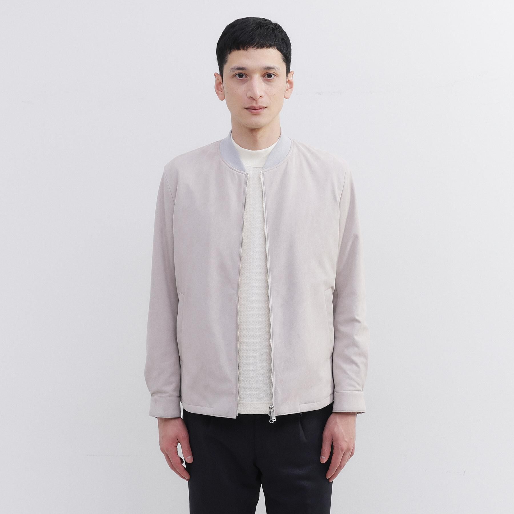 TAKEO KIKUCHI「アマレッタ（R）スウェード MA－1 ブルゾン」|ブルゾン・スタジャン|