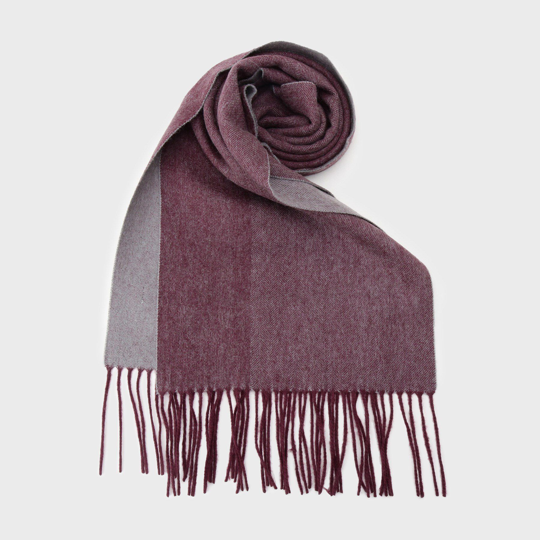 TAKEO KIKUCHI「【ラッピング巾着セット】カシミヤブレンド リバーシブルマフラー」|ストール|