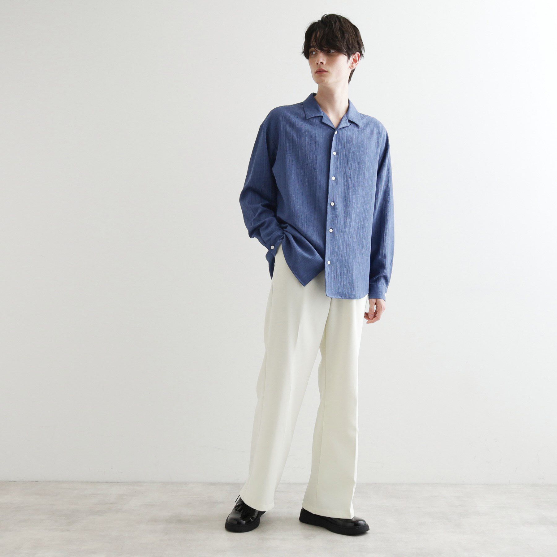 tk.TAKEO KIKUCHI「シアー楊柳シャツ」|シャツ・ブラウス|