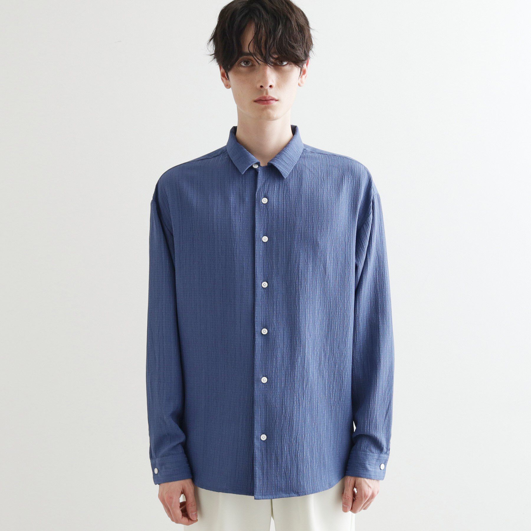 tk.TAKEO KIKUCHI「シアー楊柳シャツ」|シャツ・ブラウス|