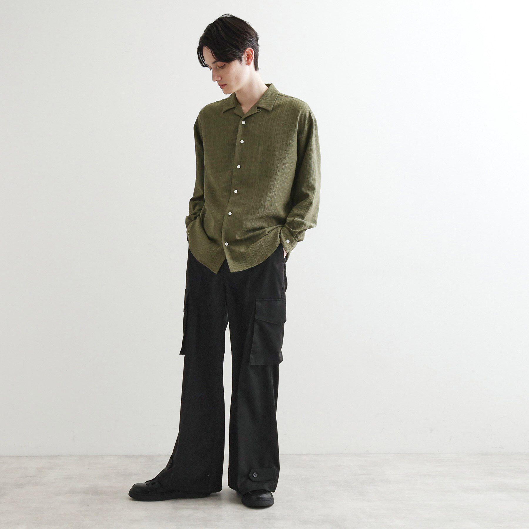 tk.TAKEO KIKUCHI「シアー楊柳シャツ」|シャツ・ブラウス|