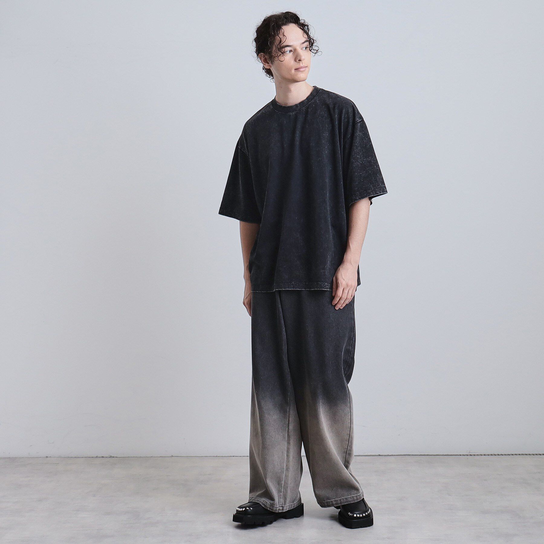 tk.TAKEO KIKUCHI「スーパーワイドバギーデニムパンツ」|デニム|