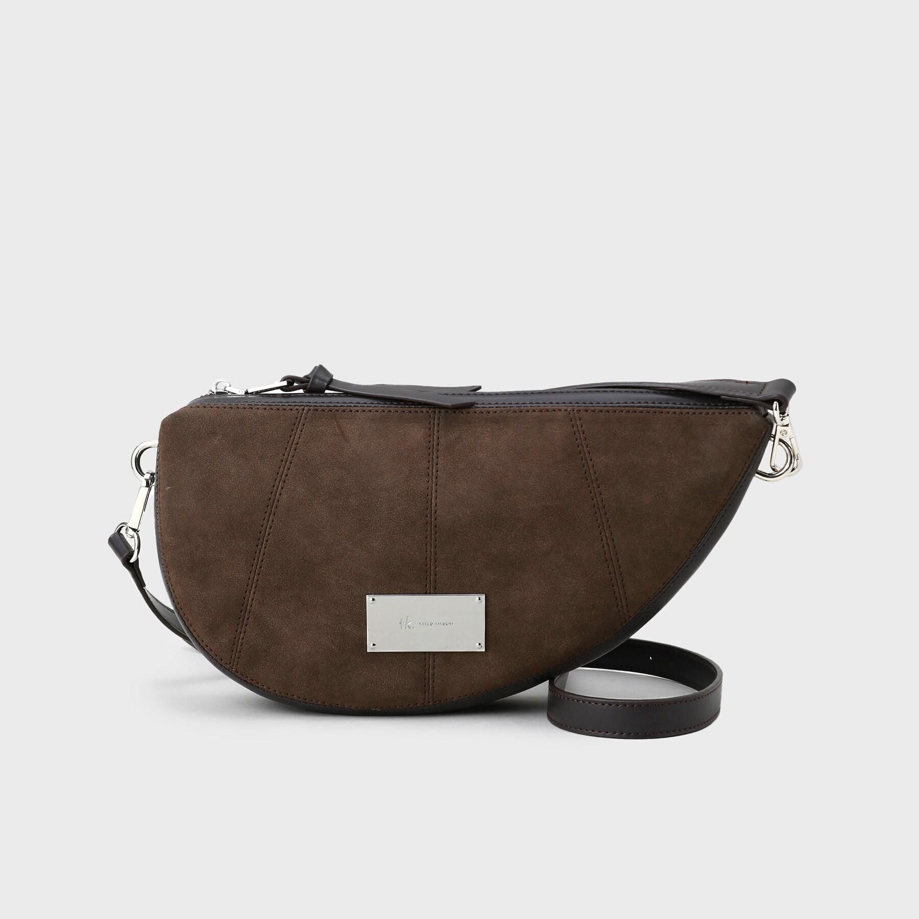 tk.TAKEO KIKUCHI「アシンメトリーハーフムーンショルダーバッグ」|ショルダー・メッセンジャー|