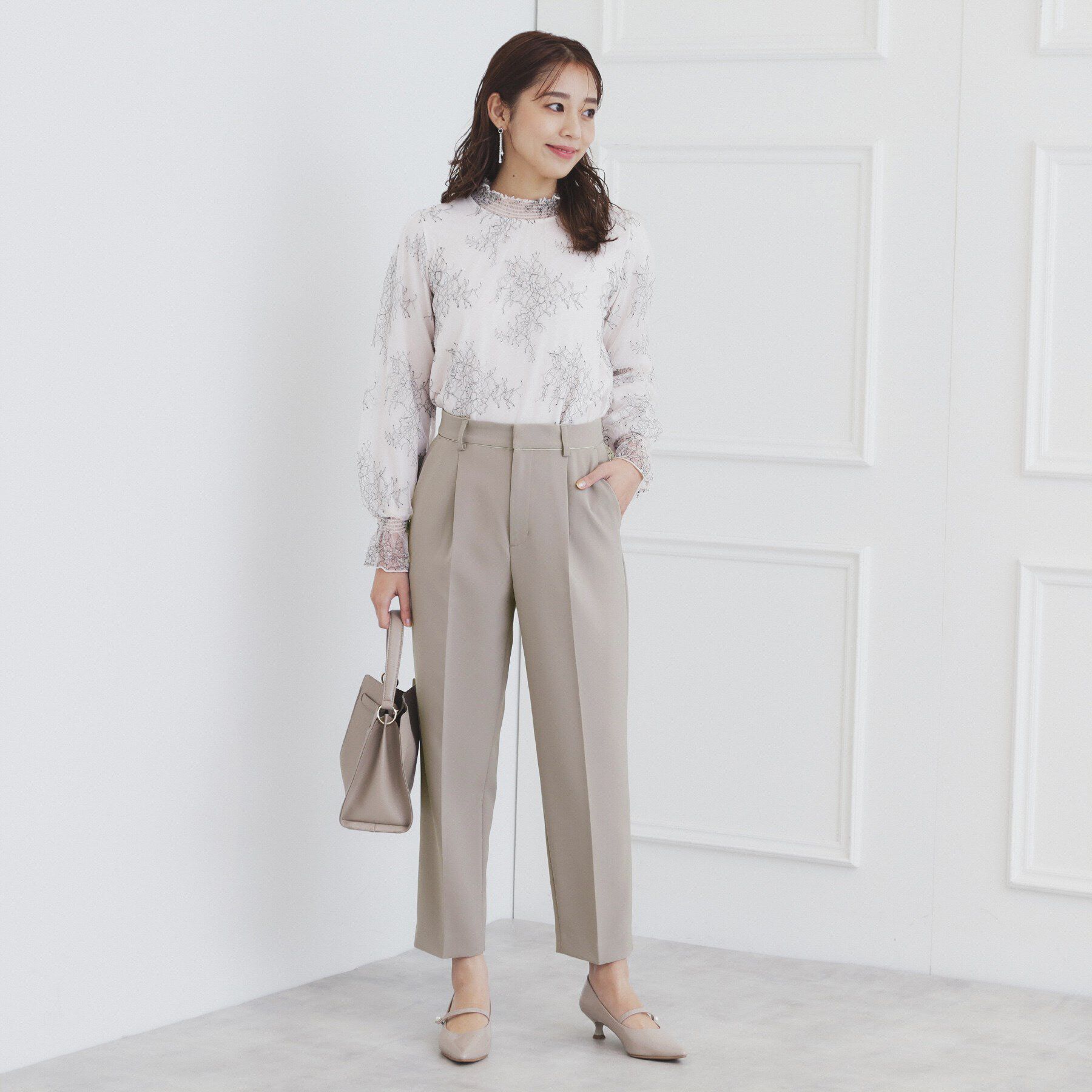 index「《通勤・セレモニー/セットアップ対応》多機能ストレッチテーパードパンツ【洗濯機洗い可/防シワ/抗ピル」|その他|