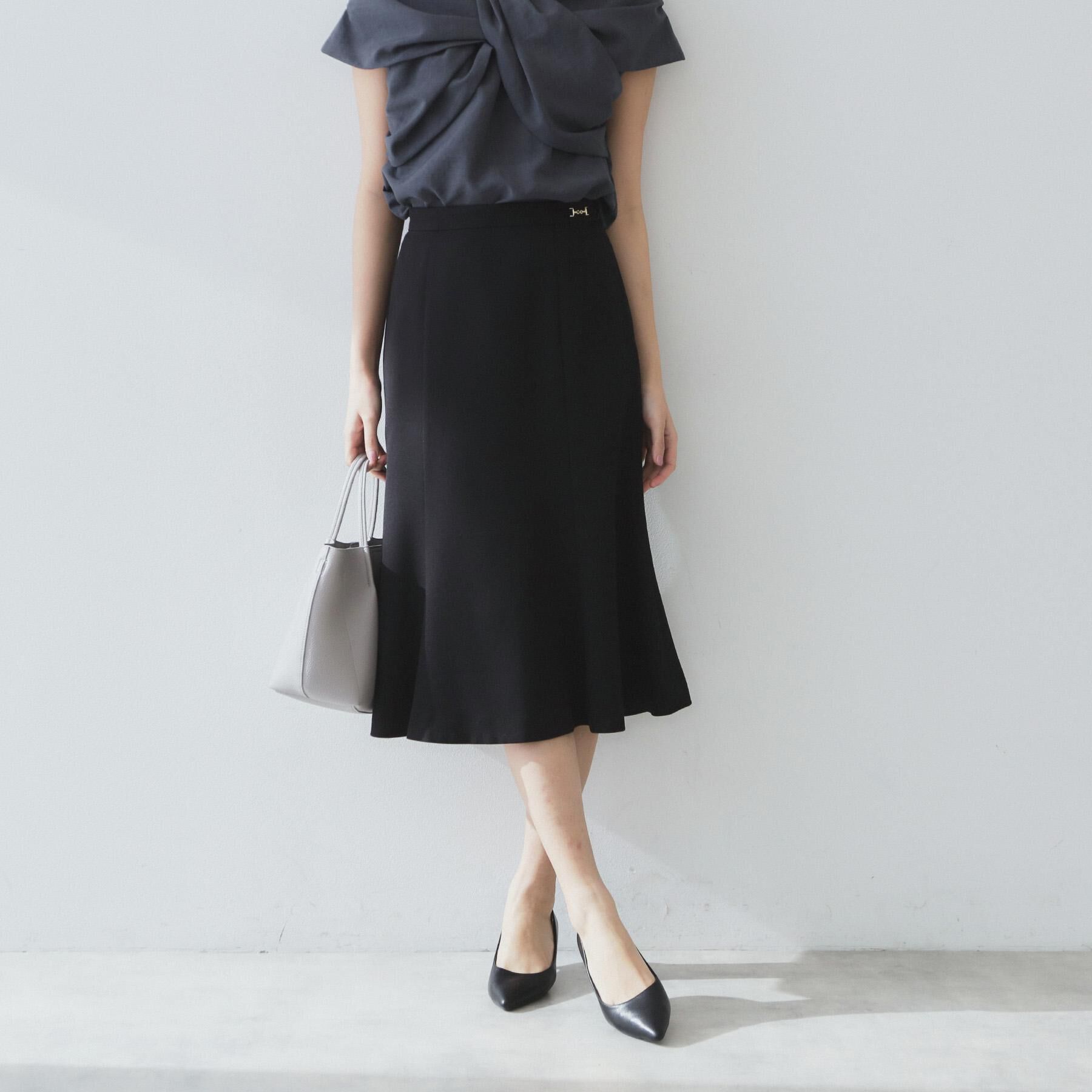 index「麻調マーメイドフレアスカート【洗濯機洗い可/吸水速乾/防シワ/イージーアイロン】」|スカート|