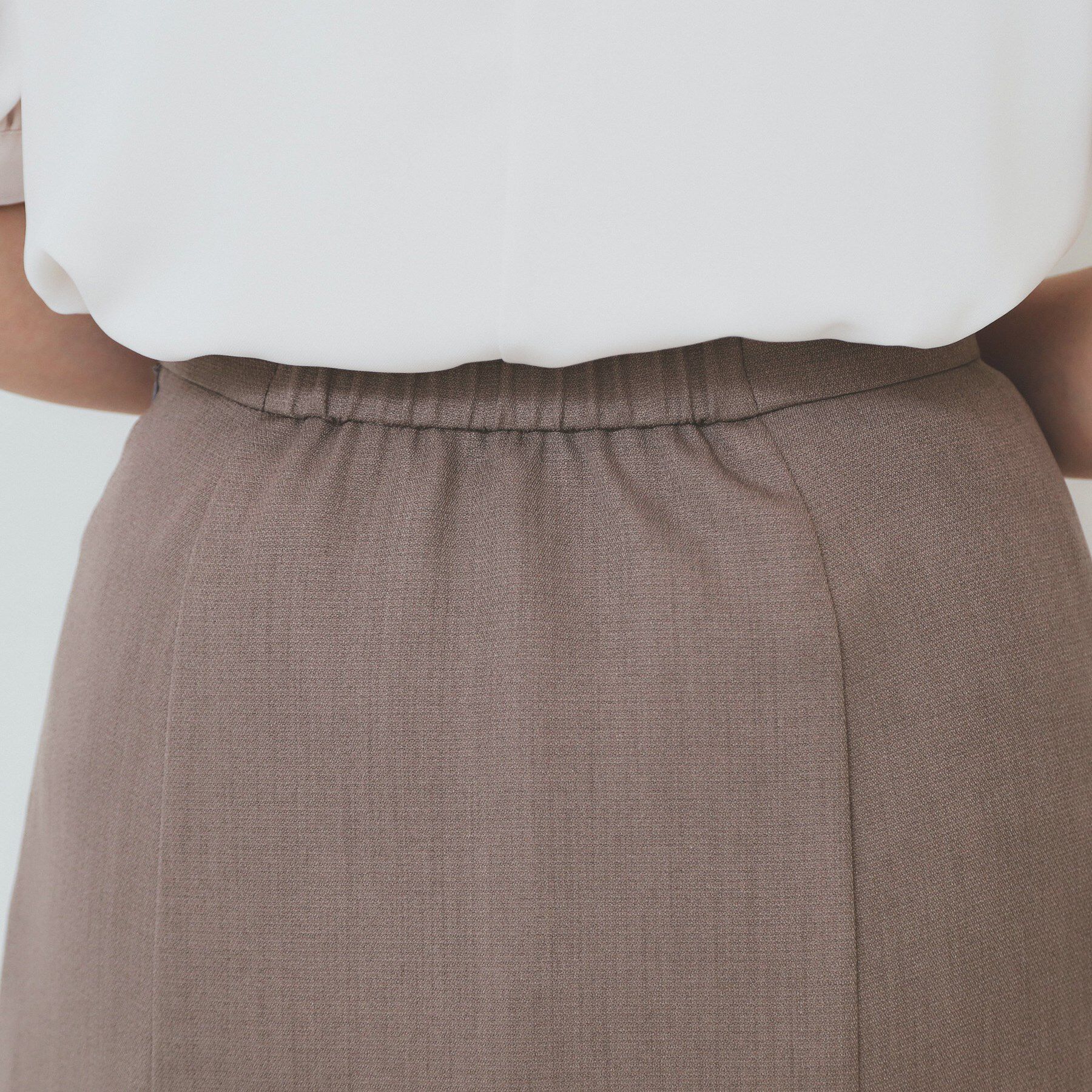 index「麻調マーメイドフレアスカート【洗濯機洗い可/吸水速乾/防シワ/イージーアイロン】」|スカート|