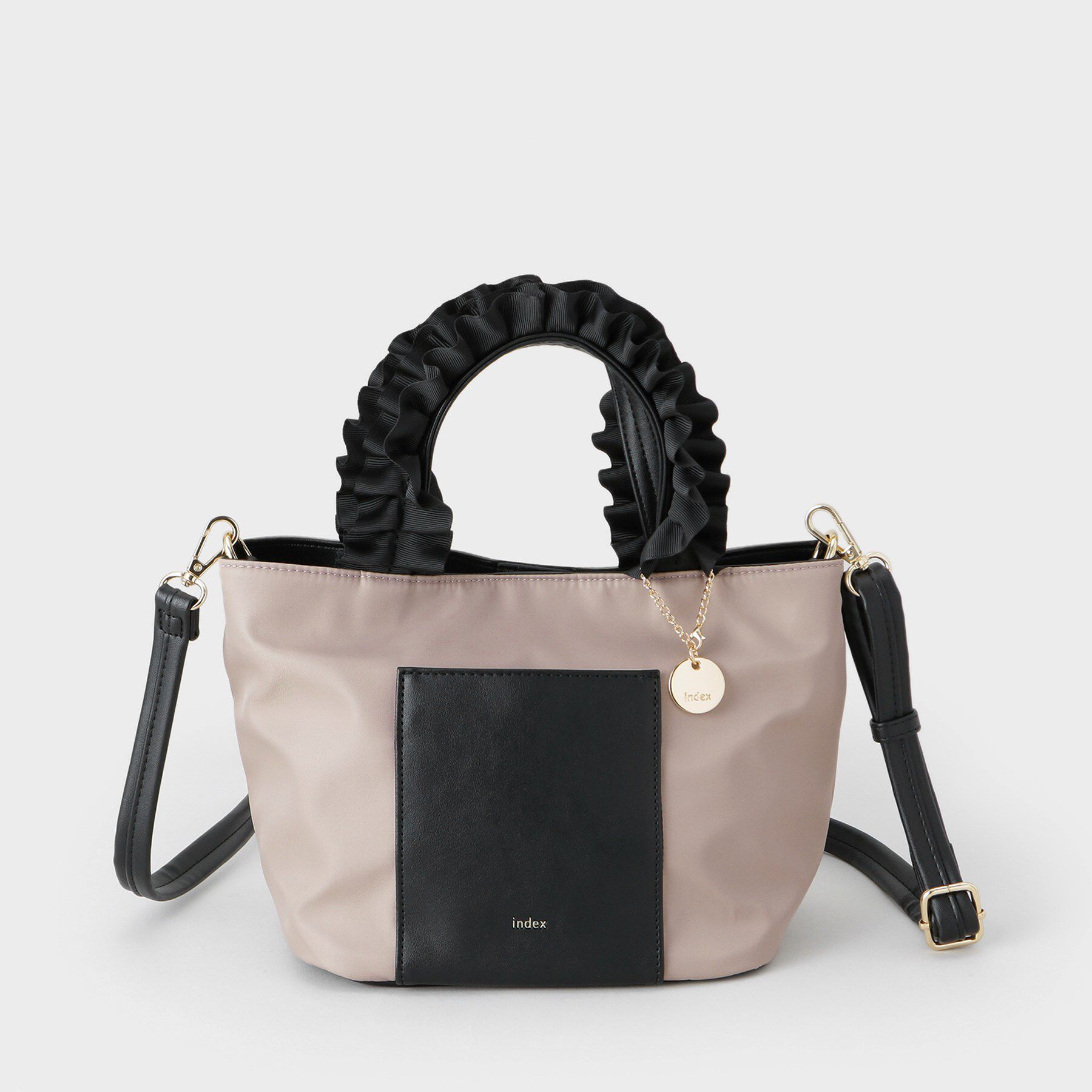 index「【2WAY】持ち手フリルトートバッグ」|トートバッグ|