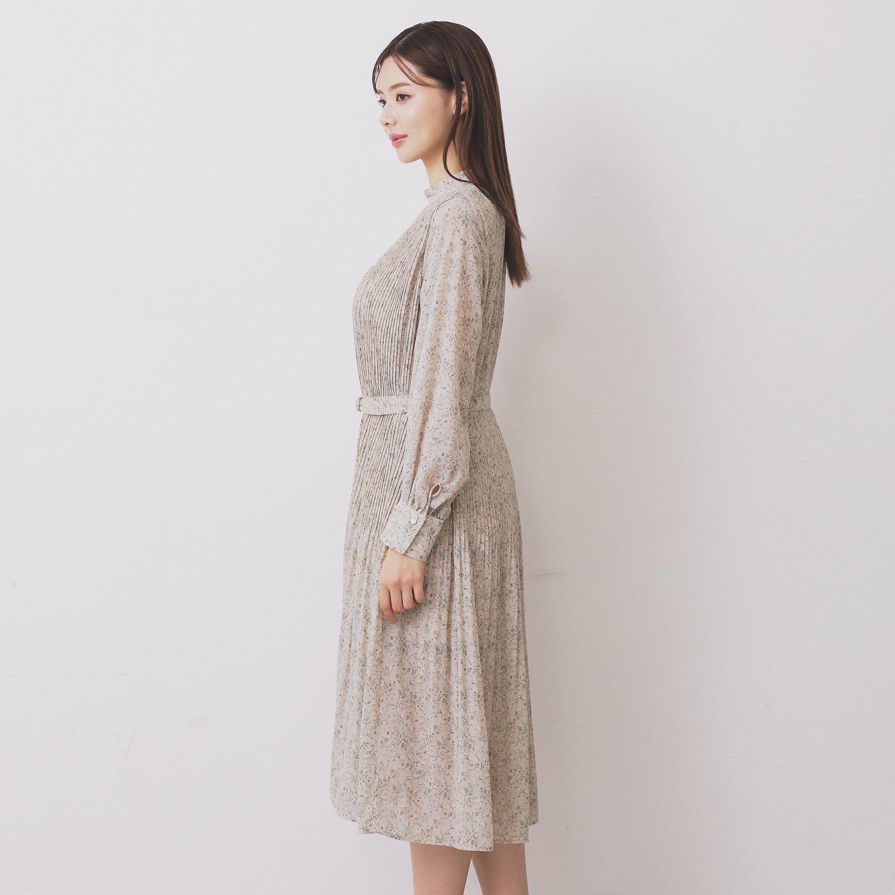 index「《5色展開/S-3Lサイズ》プリーツフレアワンピース【洗濯機OK/防シワ】」|ワンピース|