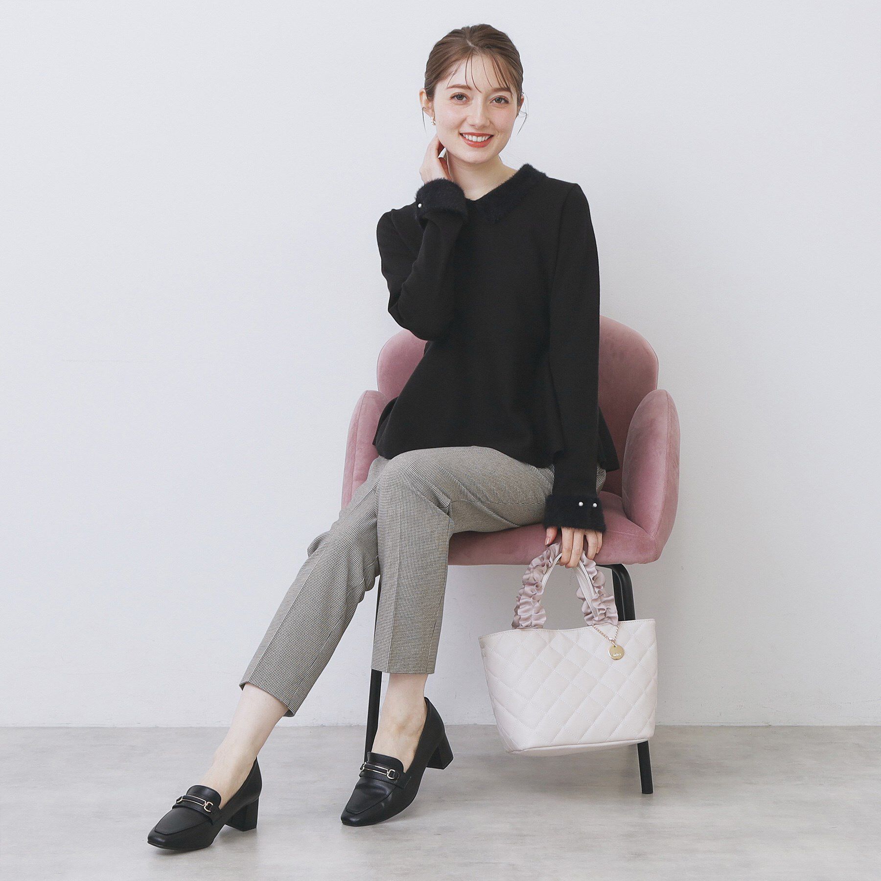 index「ウォームストレッチテーパードパンツ【洗濯機OK/防シワ/吸湿発熱】《XS～3L》」|その他|