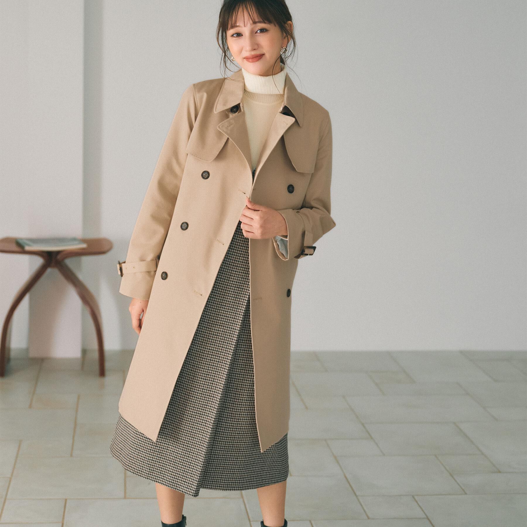 index「ラップ風ツイードジャンスカ【洗濯機OK/防シワ】」|ワンピース|