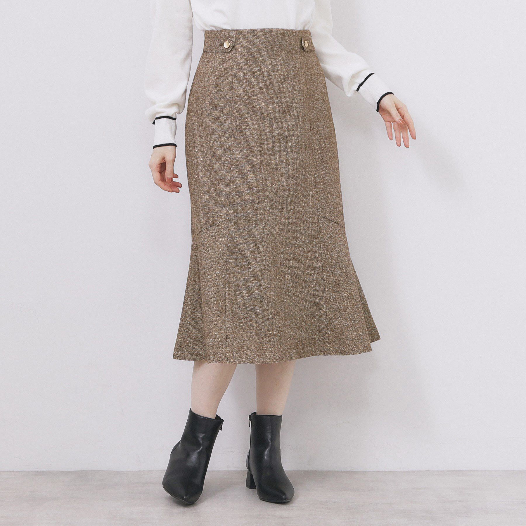 index「マーメイドフレアスカート【洗濯機OK/防シワ】」|スカート|