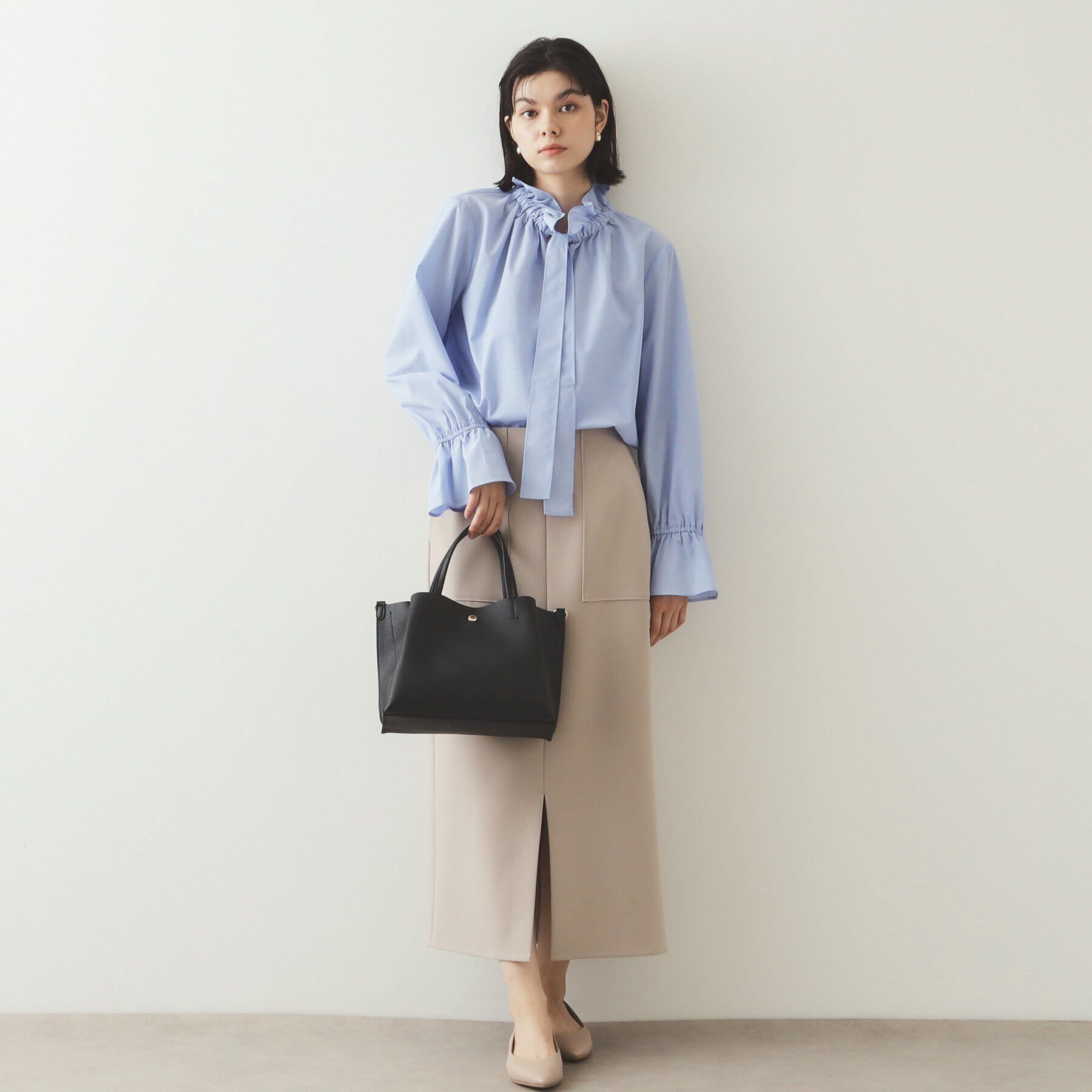 OPAQUE.CLIP「【2WAY/通勤対応】3層ミドルトートバッグ」|トートバッグ|