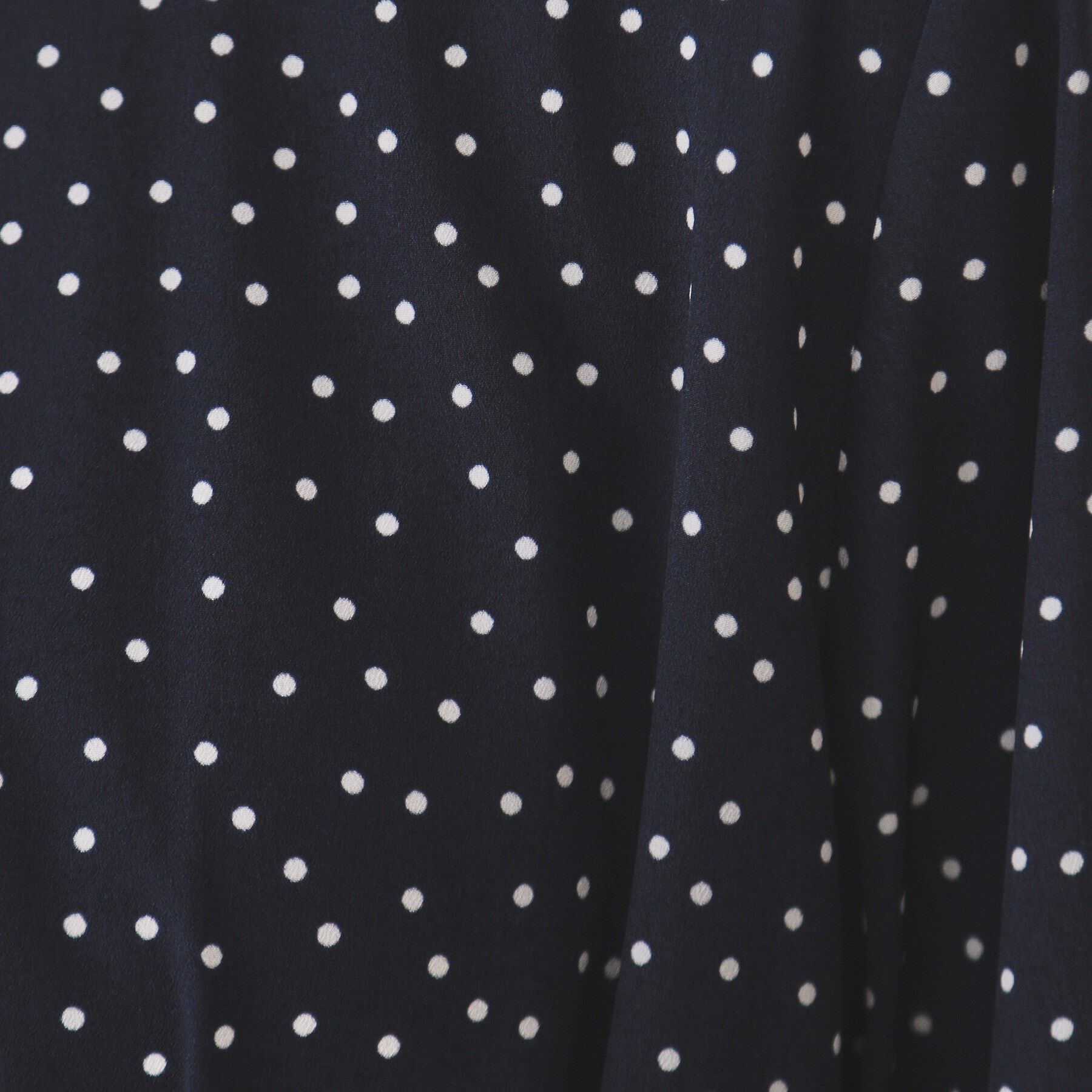 OPAQUE.CLIP「ドットプリントタックブラウス【洗濯機洗い可】」|シャツ・ブラウス|