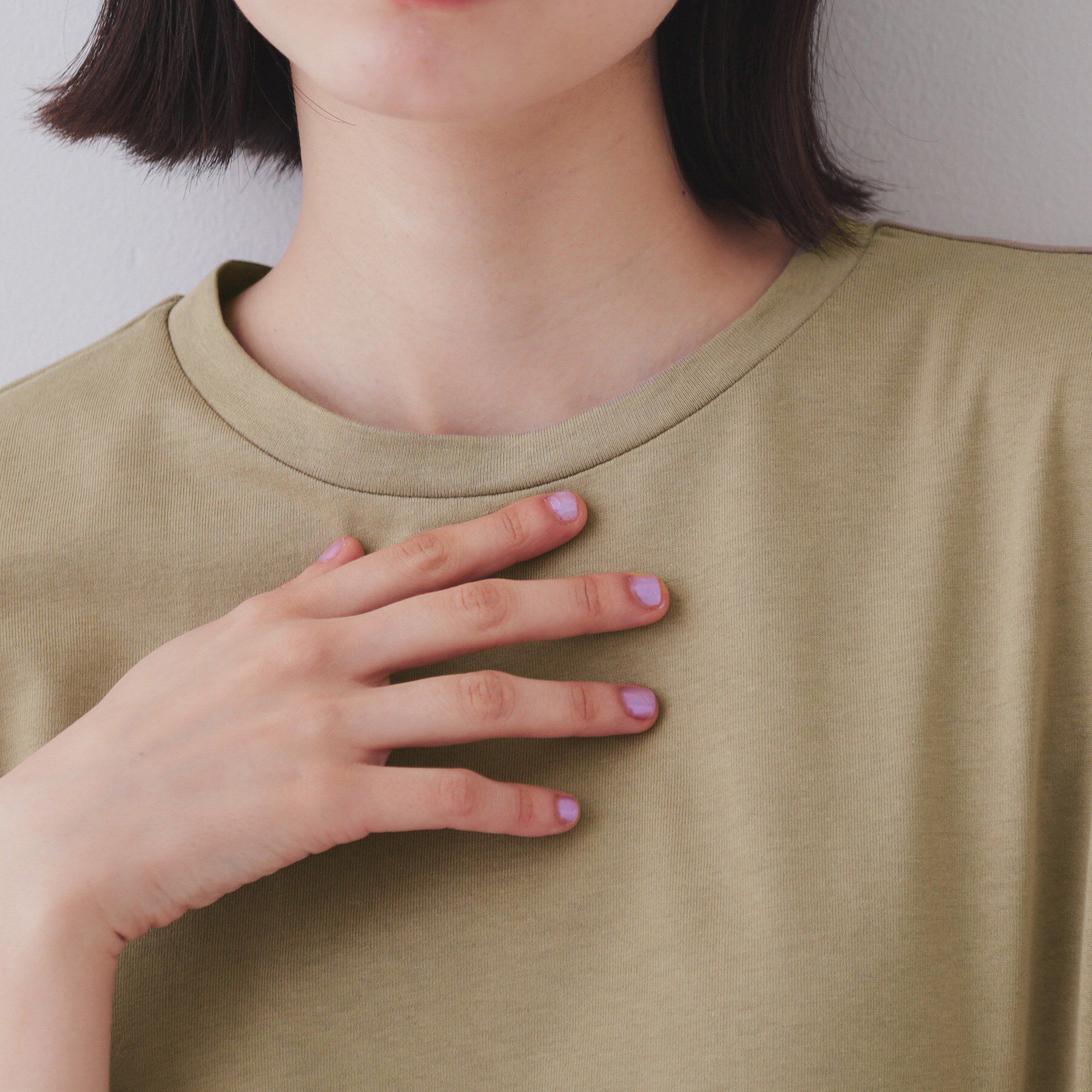 OPAQUE.CLIP「フィット＆フレアドッキングワンピース【洗濯機洗い可】」|ワンピース|