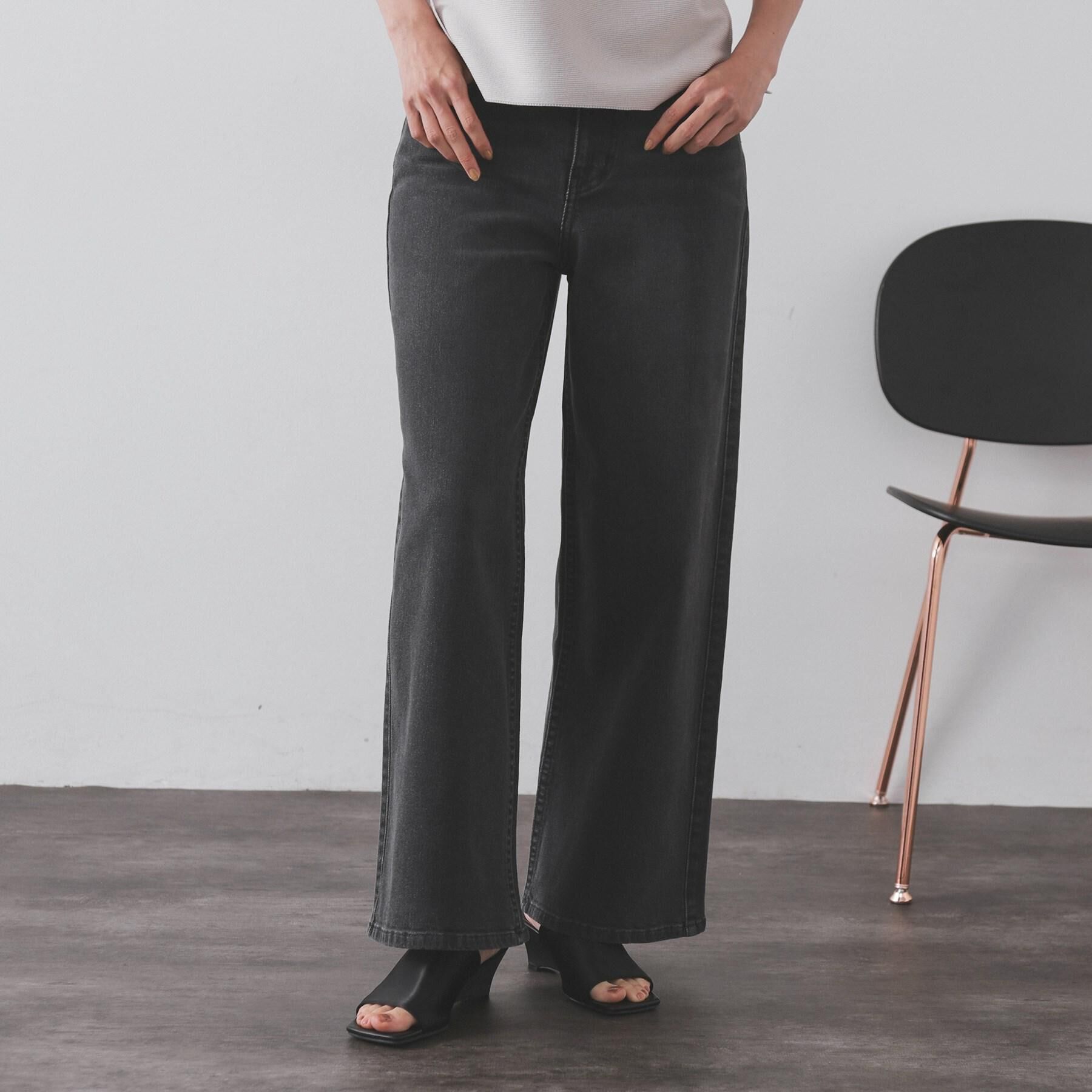 OPAQUE.CLIP「《SS-LLサイズ》ストレッチバギーデニム【洗濯機洗い可】」|デニム|