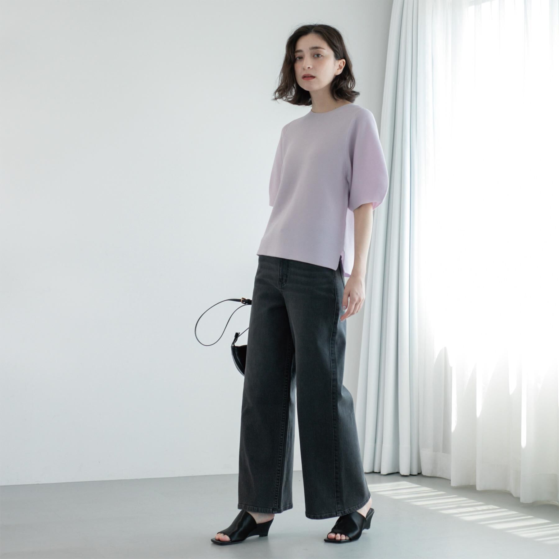 OPAQUE.CLIP「《SS-LLサイズ》ストレッチバギーデニム【洗濯機洗い可】」|デニム|