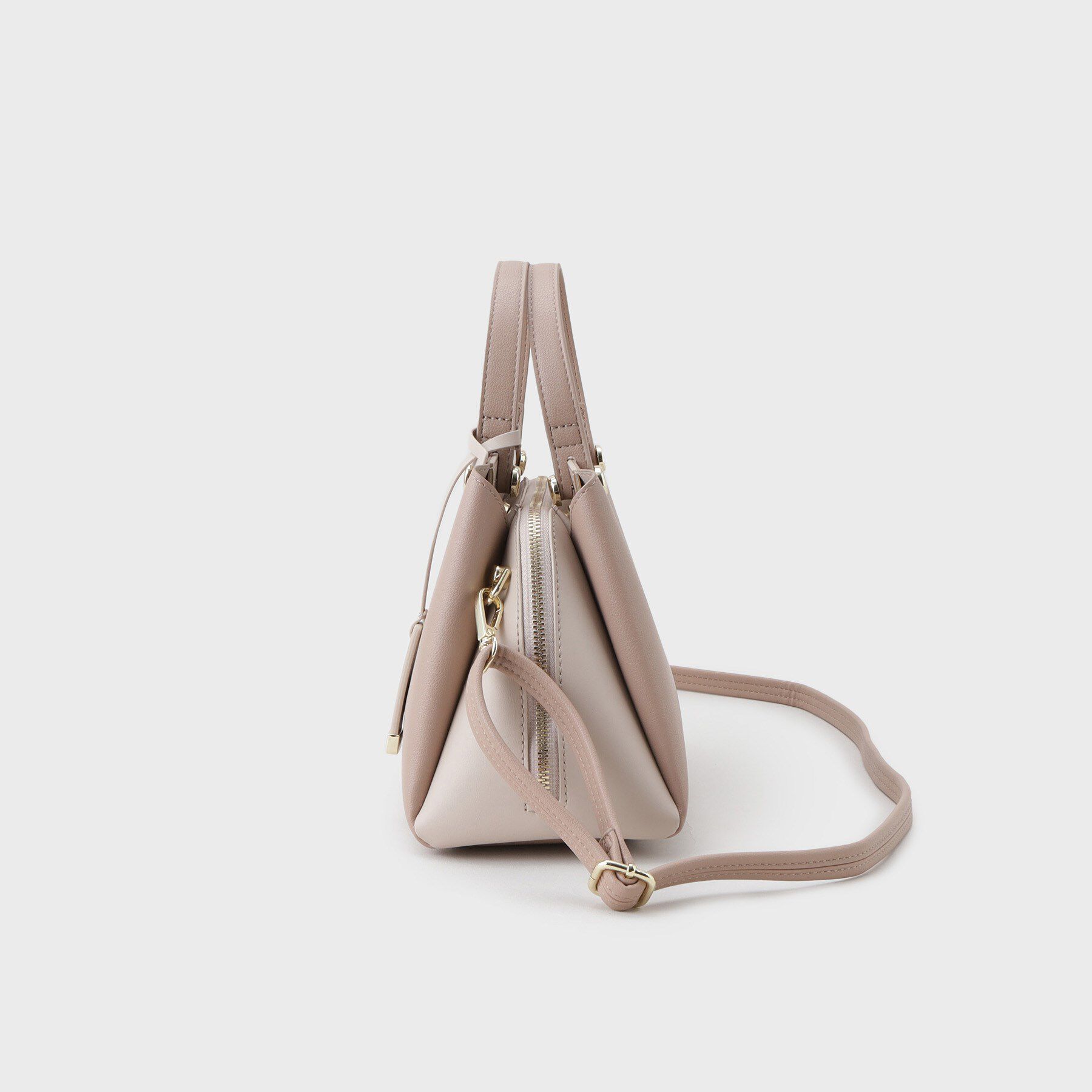 OPAQUE.CLIP「【2WAY/名品】バイカラーミドルボストンバッグ」|ショルダー・メッセンジャー|