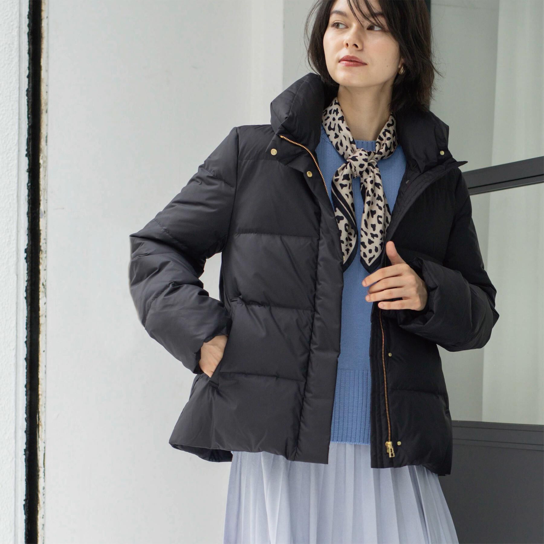 OPAQUE.CLIP「撥水ショートダウン【防風/抗菌防臭/洗濯機洗い可】《SS～LL》」|ダウン|