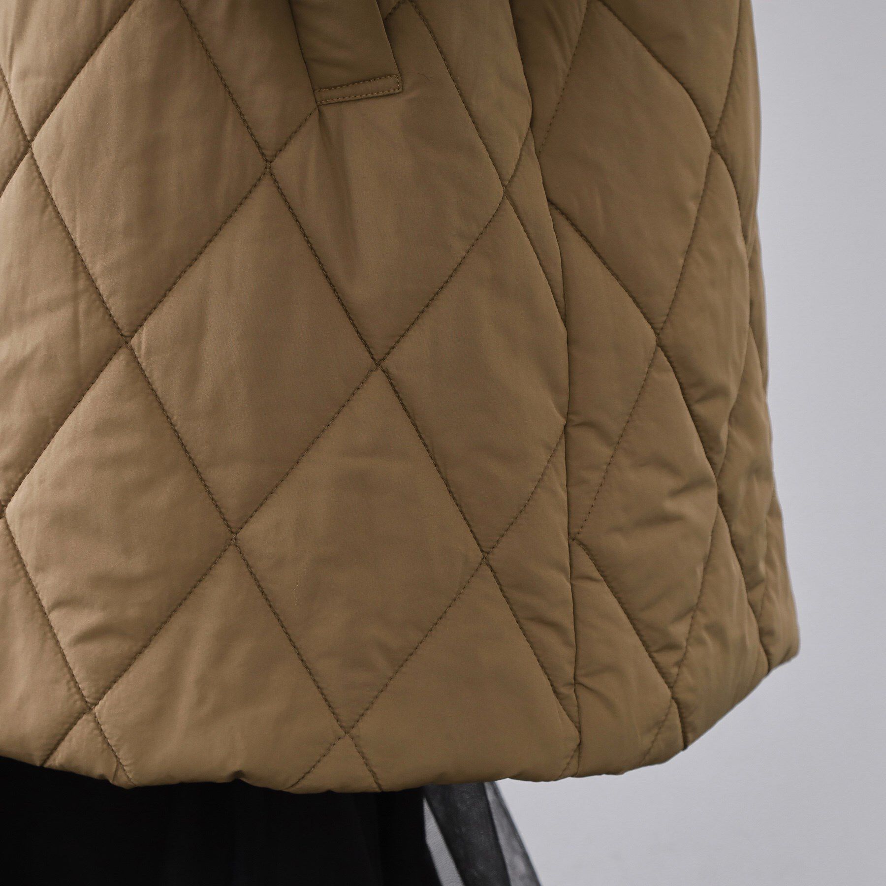 OPAQUE.CLIP「撥水キルティングロングコート【洗える】」|ダウン|