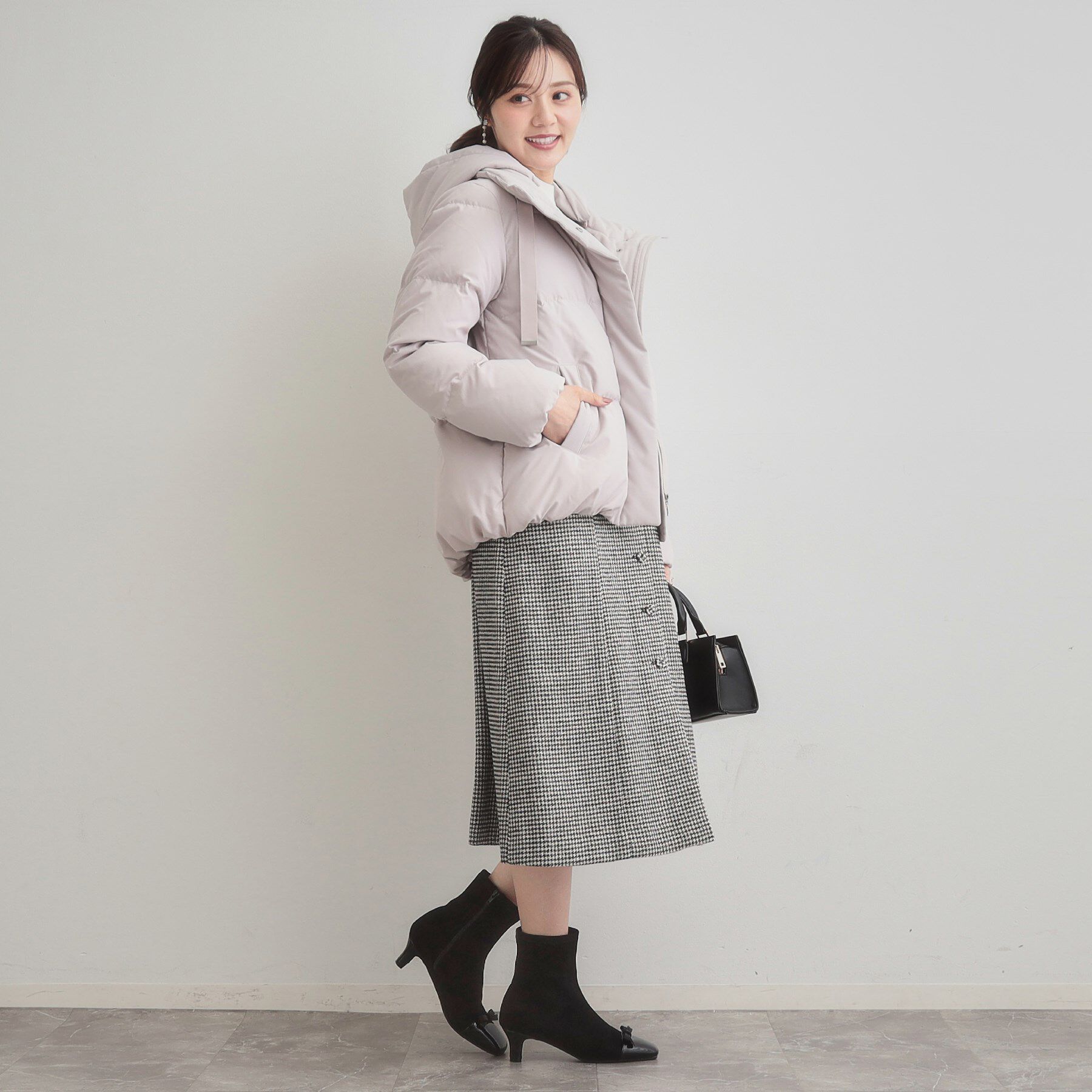 Couture broach「【冬の名品・撥水】愛されダウン」|ダウン|