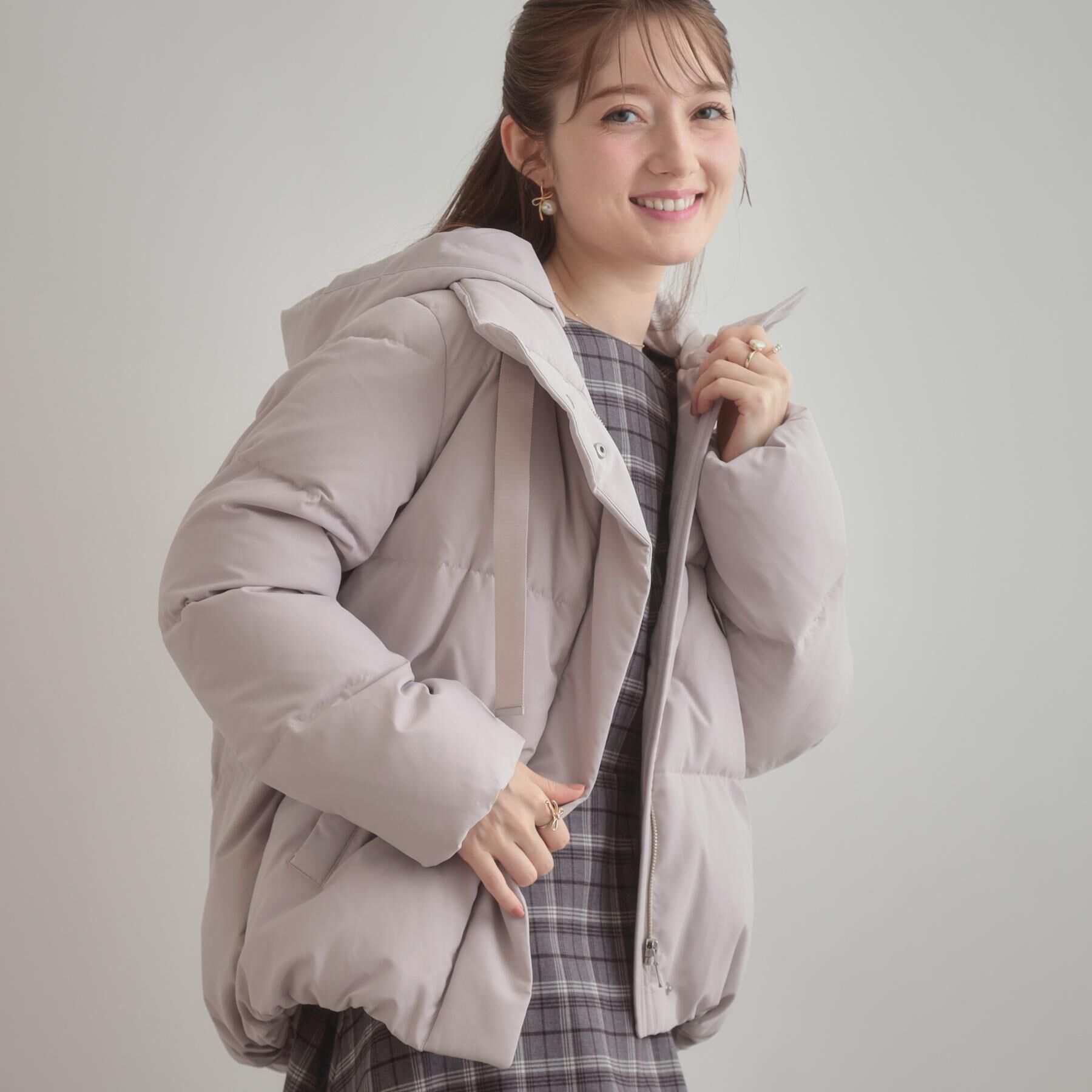 Couture broach「【冬の名品・撥水】愛されダウン」|ダウン|