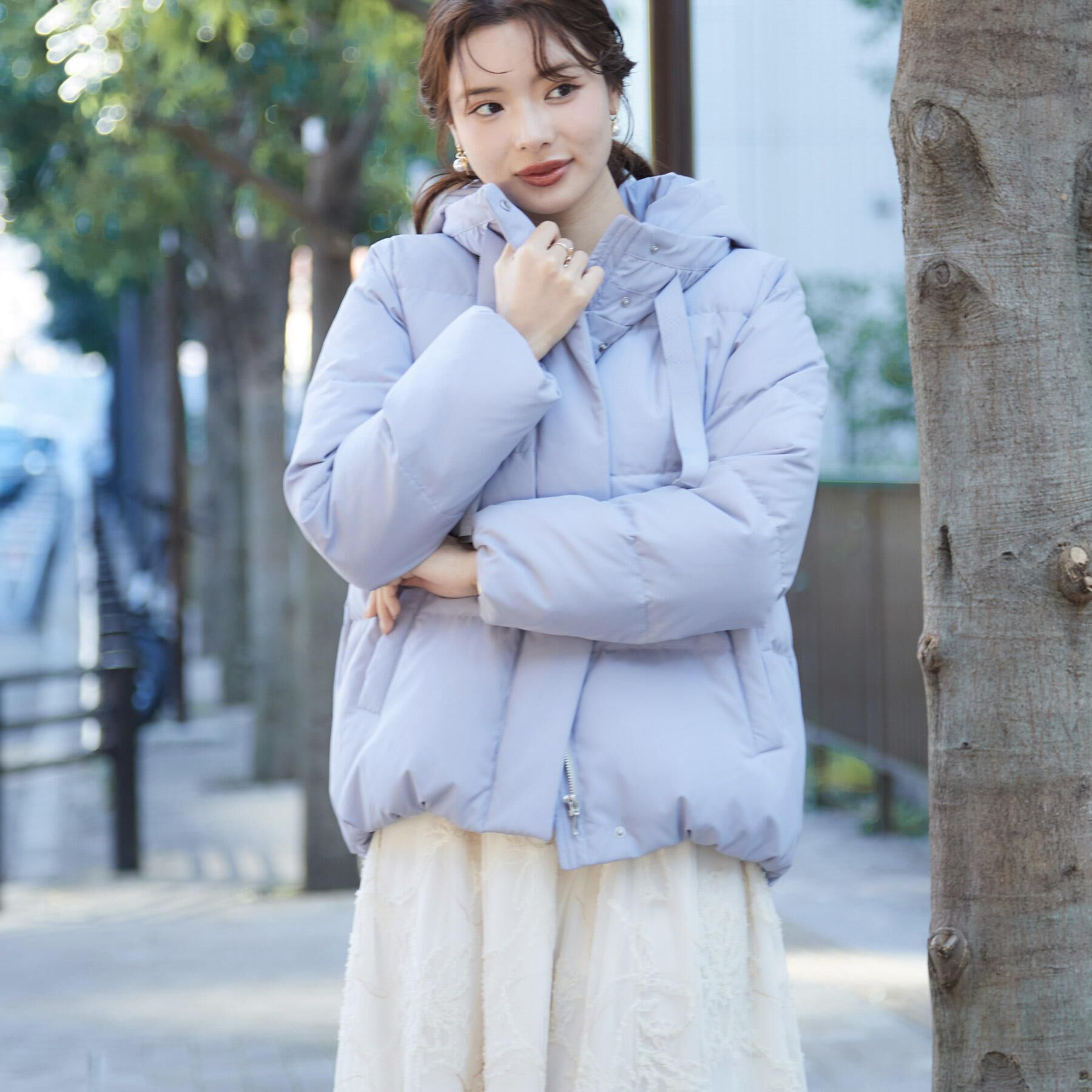 Couture broach「【冬の名品・撥水】愛されダウン」|ダウン|