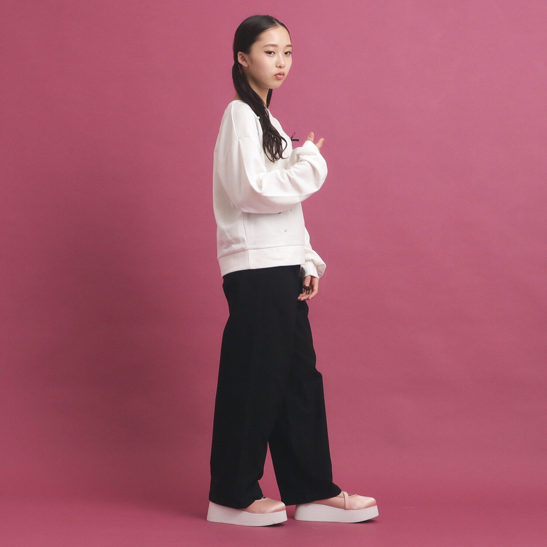 PINK-latte「【穿きやすくて楽ちん】イージーフルレンパンツ」|その他|