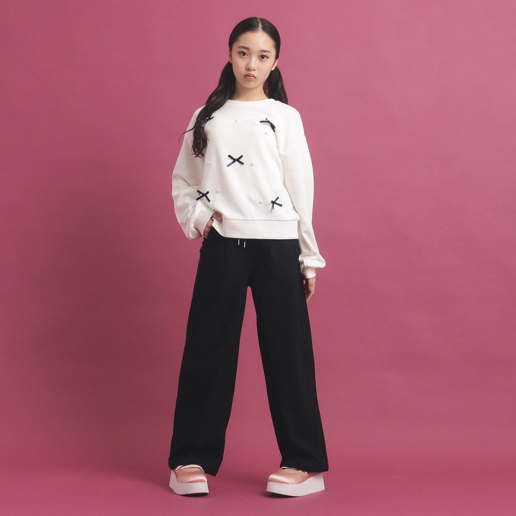 PINK-latte「【穿きやすくて楽ちん】イージーフルレンパンツ」|その他|