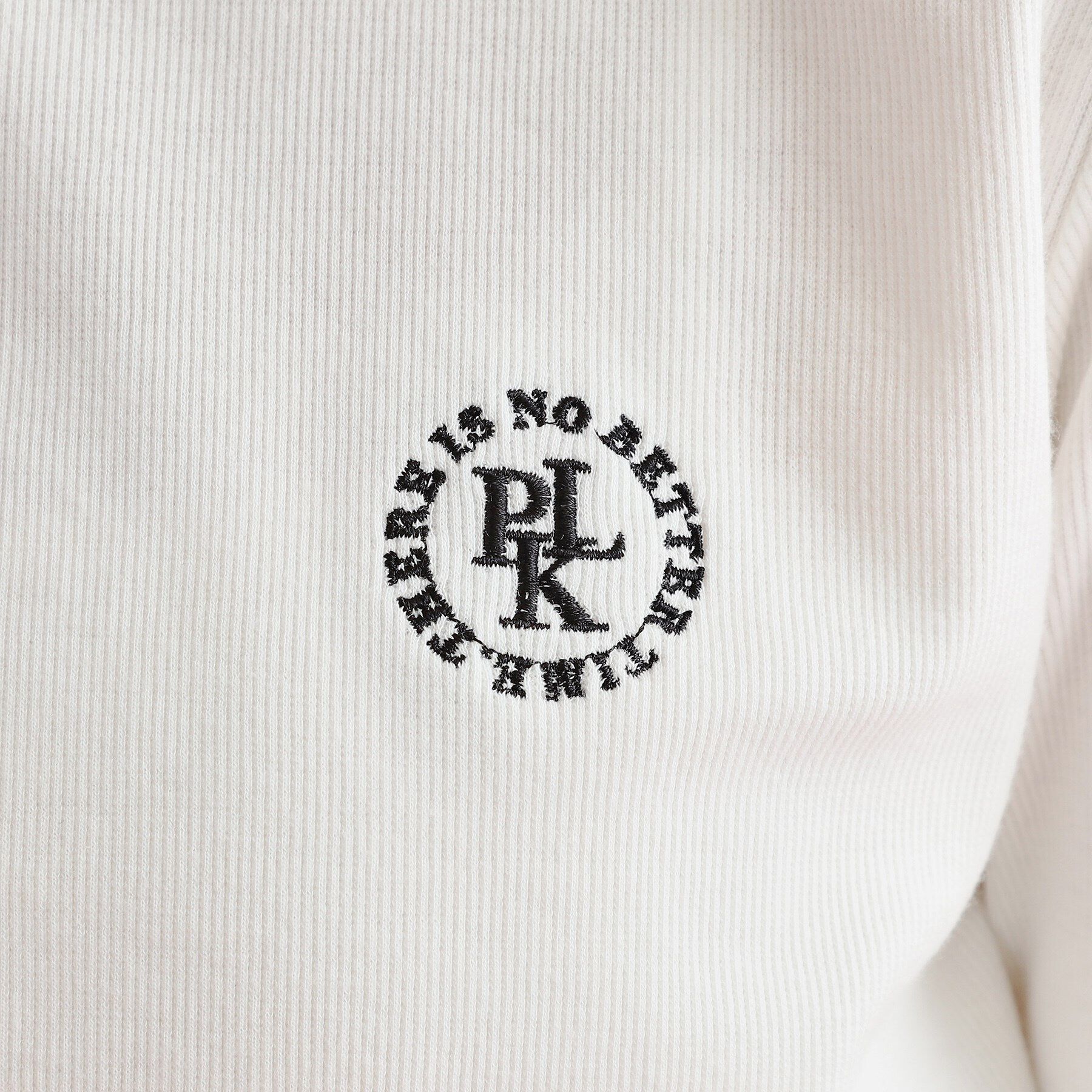 PINK-latte「シンプルテレコ長袖プルオーバー」|Tシャツ・カットソー|