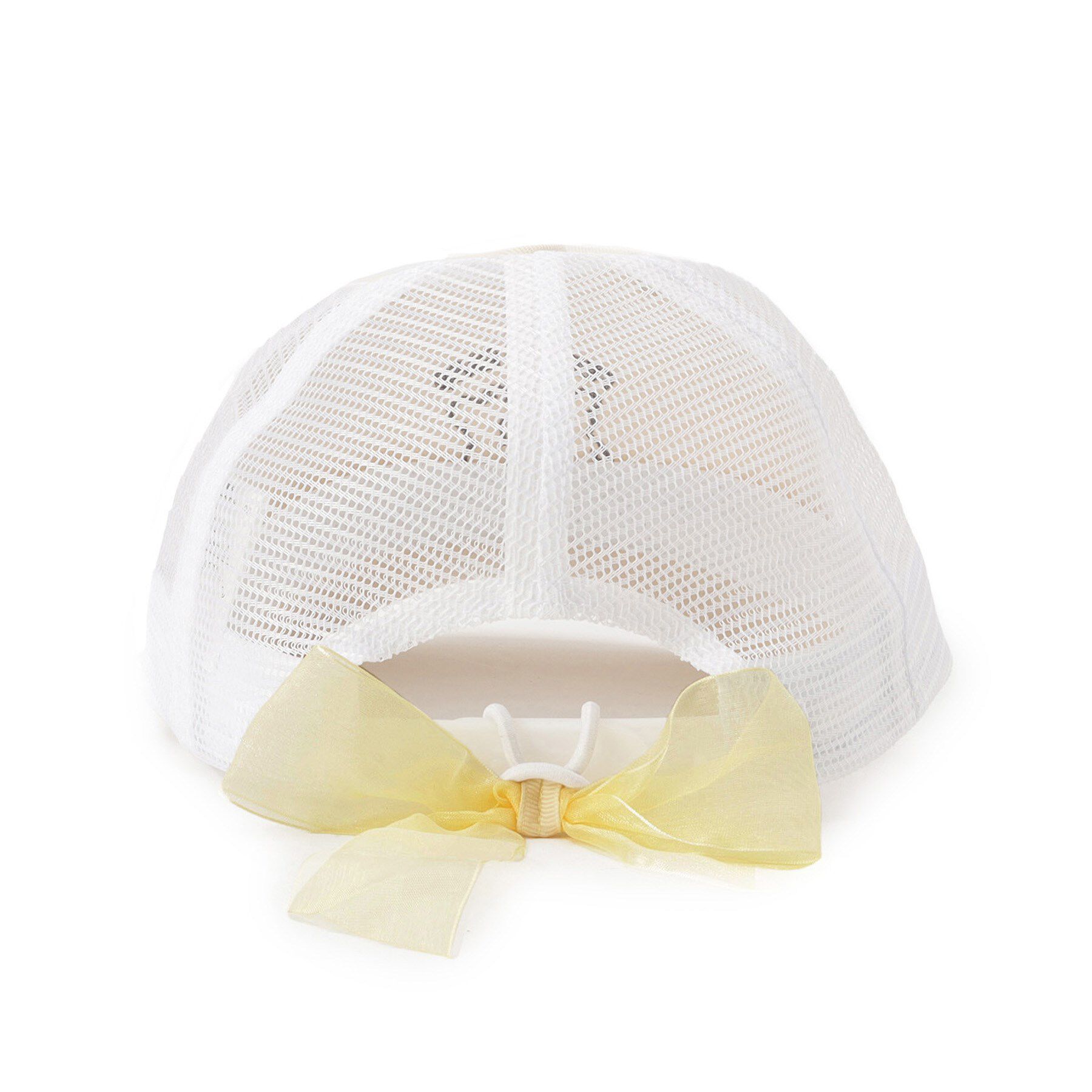 PINK-latte「くま刺繍メッシュキャップ」|キャップ・キャスケット|