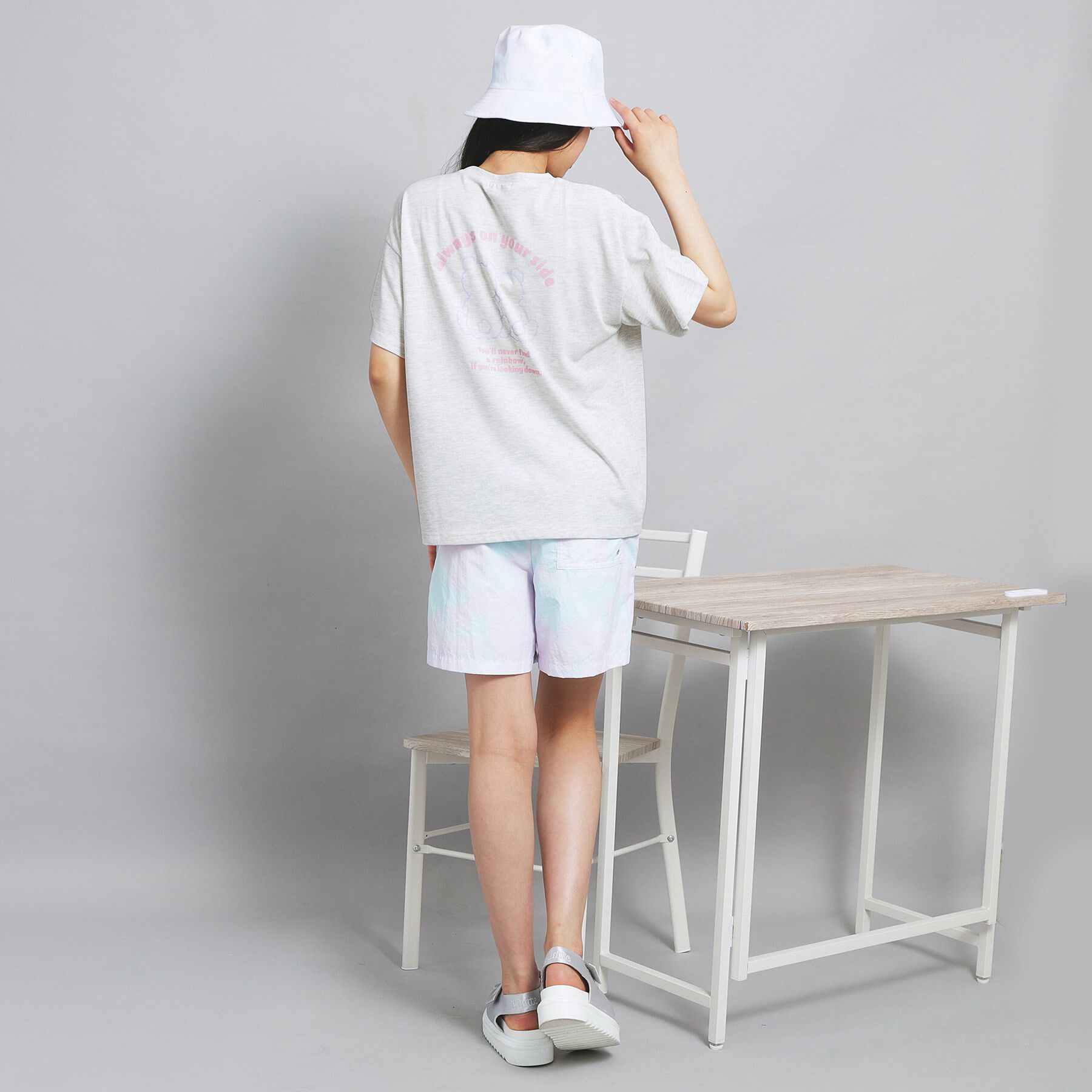 PINK-latte「ペアくまちゃんビッグTシャツ」|Tシャツ・カットソー|