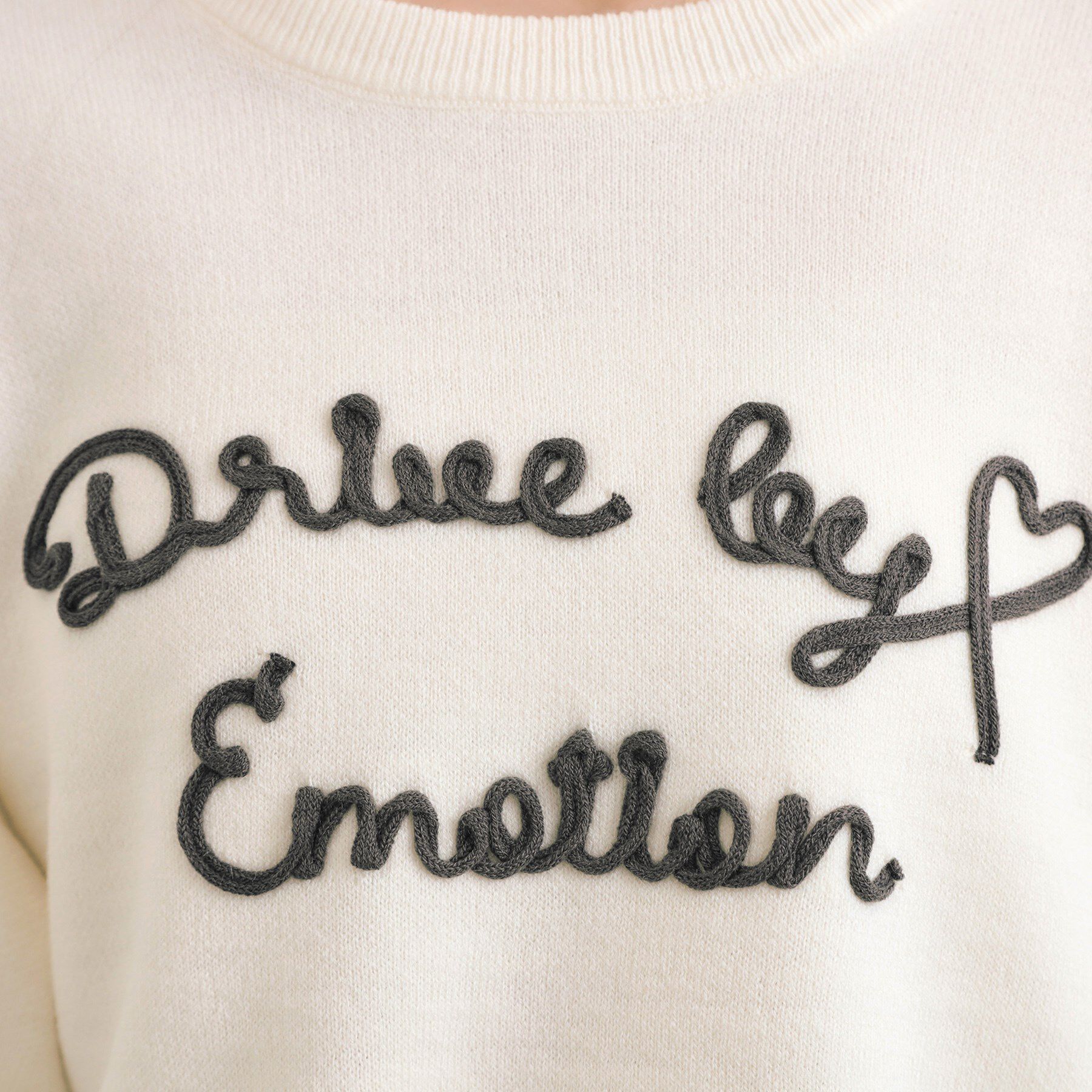 PINK-latte「コード風ステッチニットプルオーバー」|ニット・セーター|