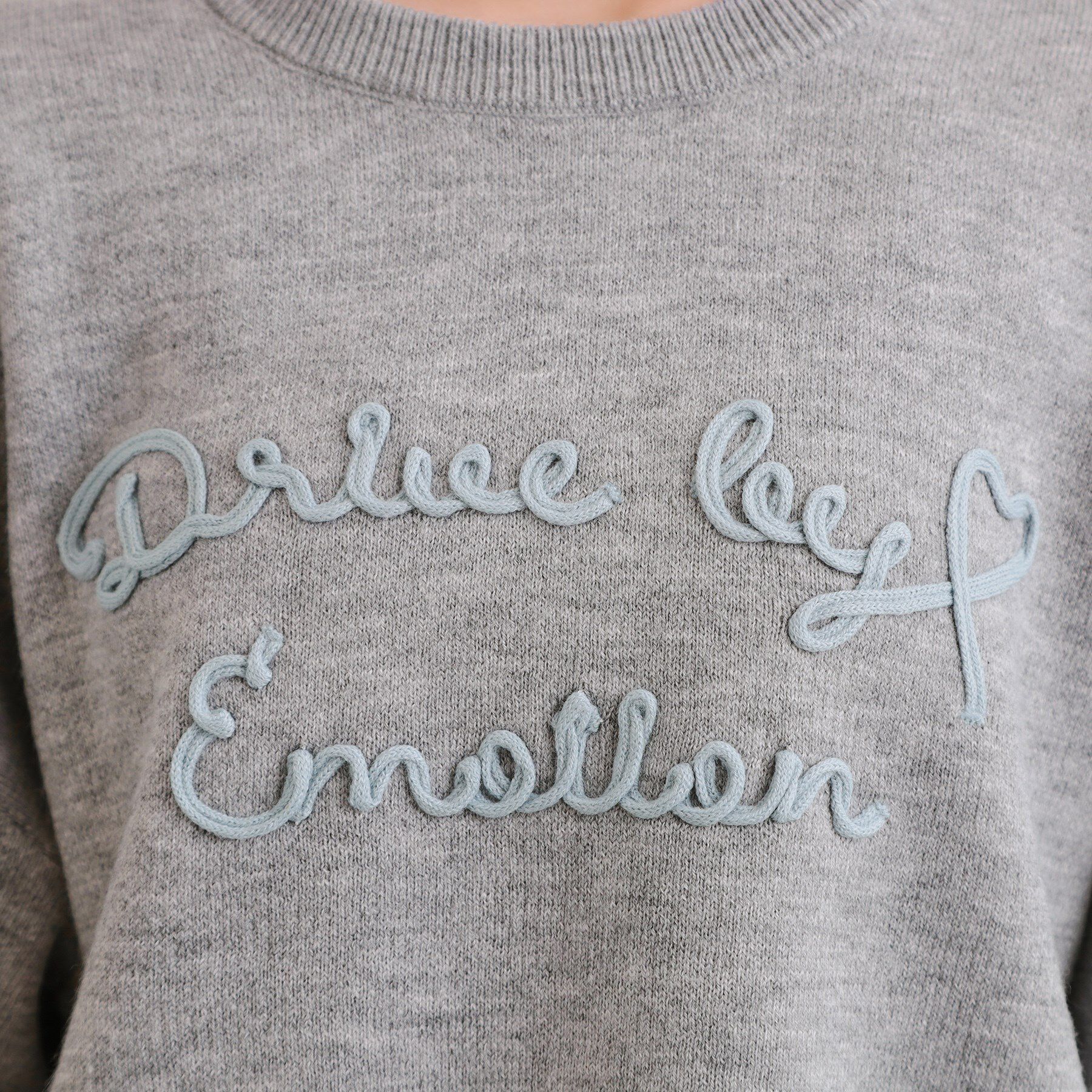 PINK-latte「コード風ステッチニットプルオーバー」|ニット・セーター|