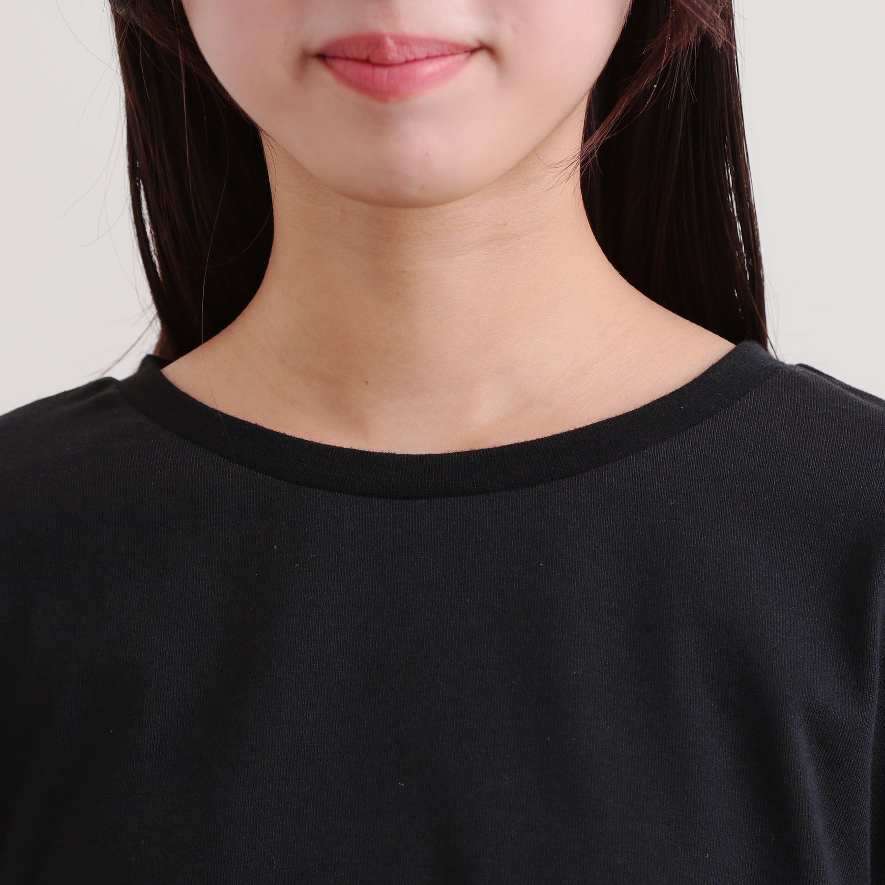 PINK-latte「裾レース脇ドロストトップス」|Tシャツ・カットソー|