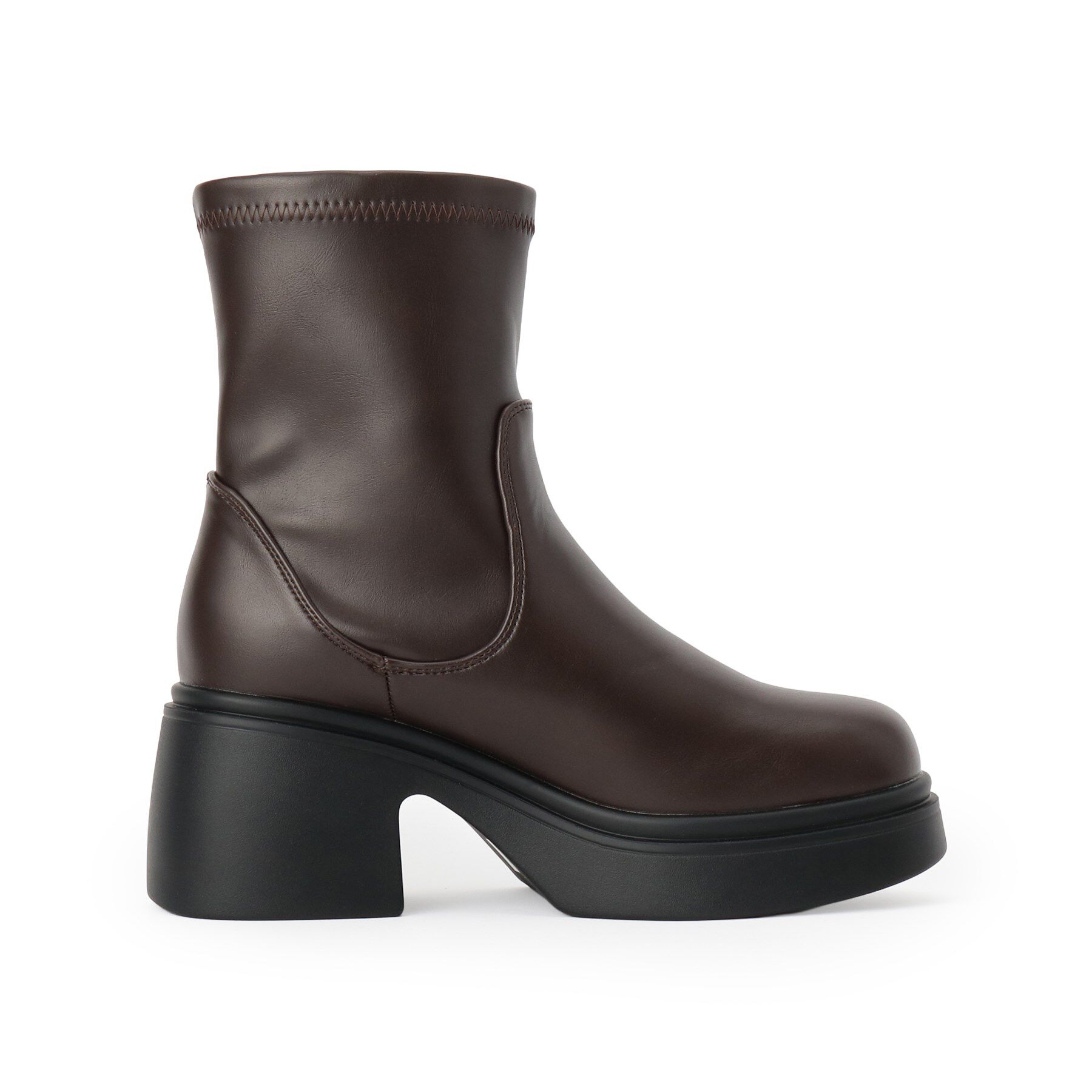 PINK-latte「ジップアップショートブーツ」|ショートブーツ|