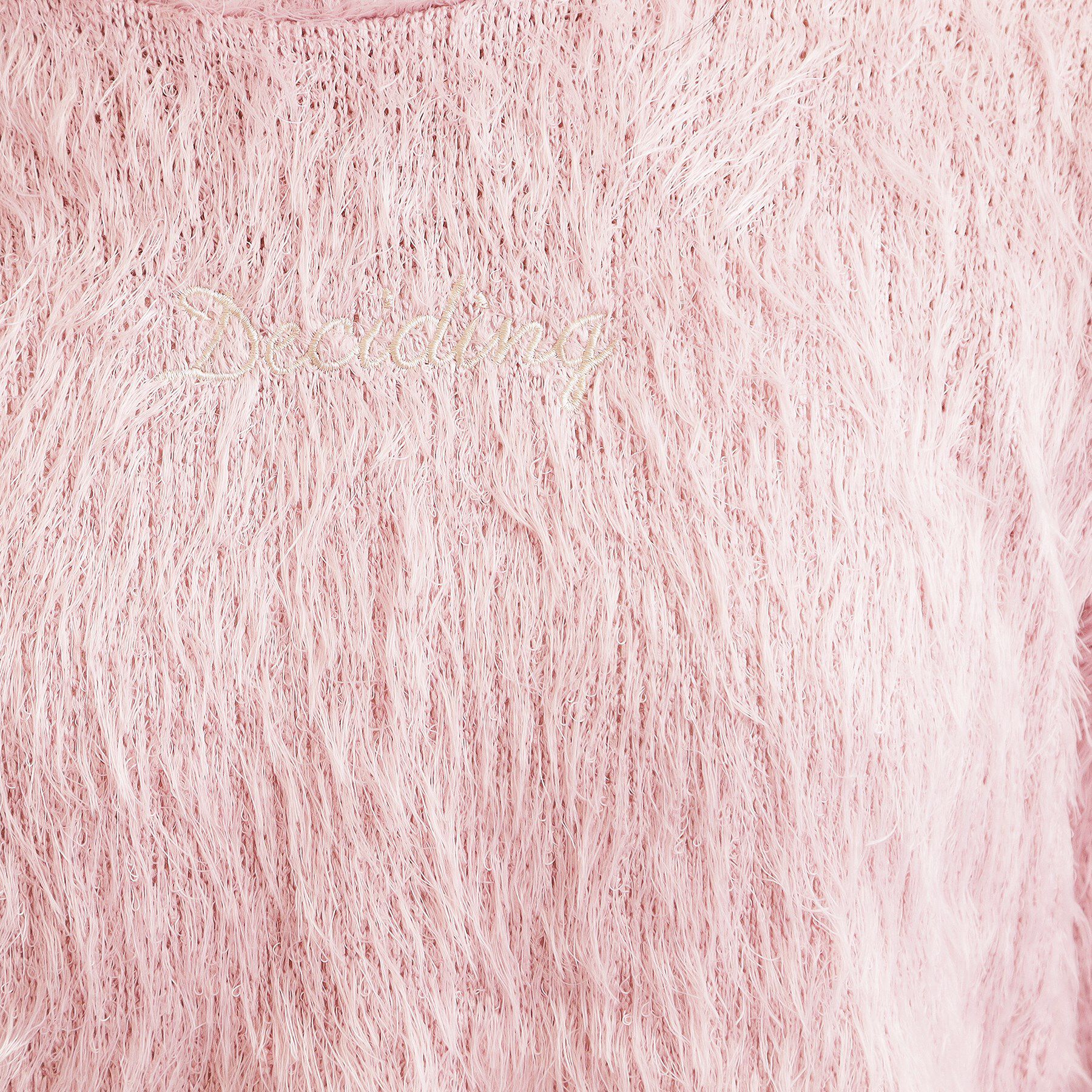 PINK-latte「シャギー袖パール調プルオーバー」|Tシャツ・カットソー|