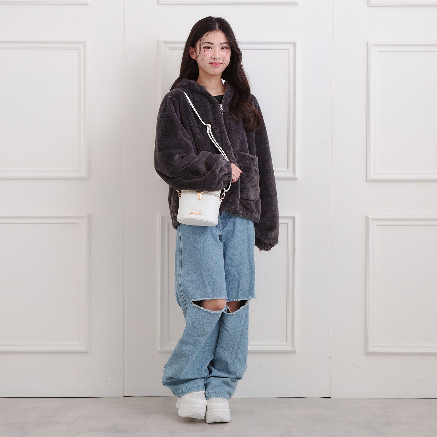 PINK-latte「【2WAY】キルトバニティショルダー」|ショルダー・メッセンジャー|