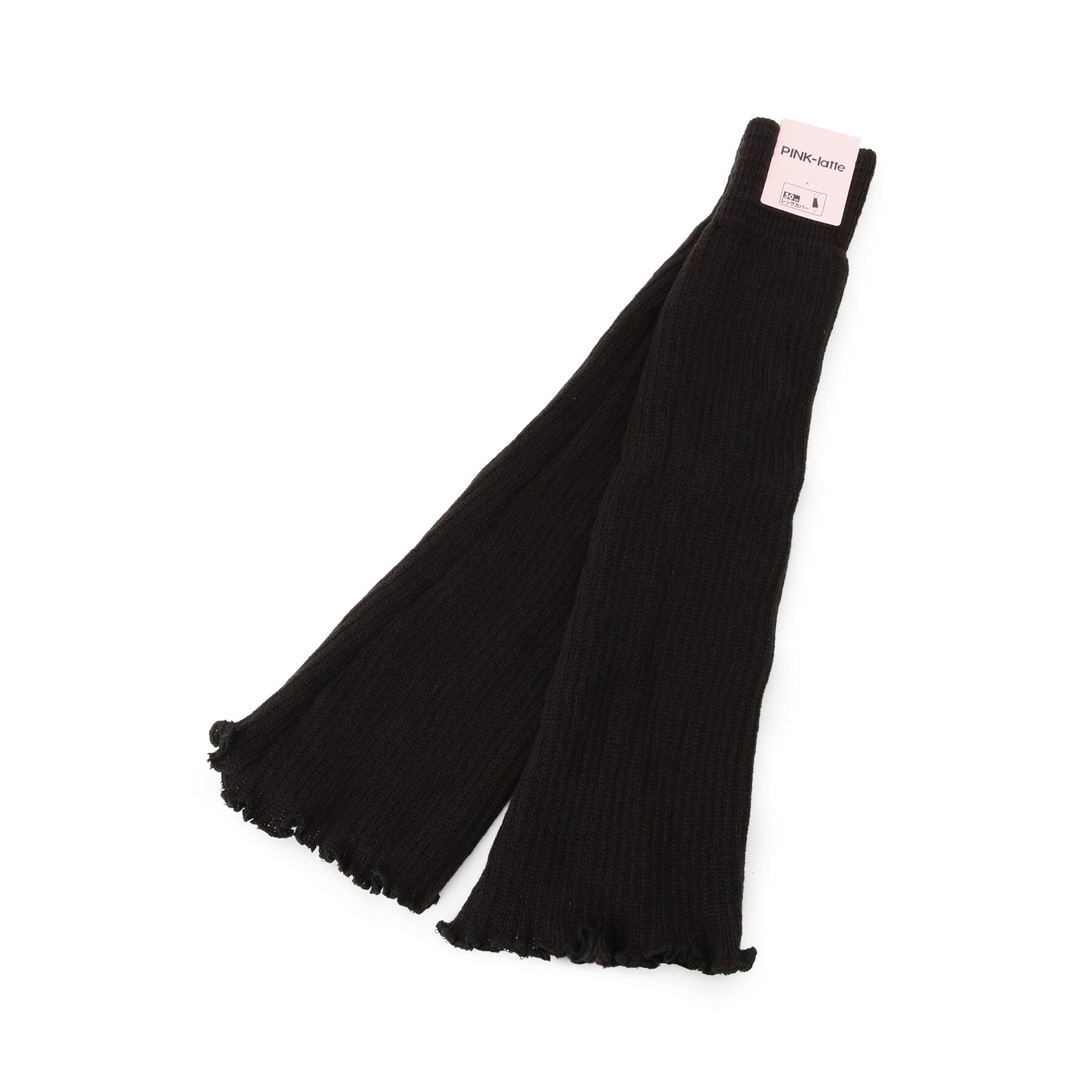 PINK-latte「レッグウォーマー」|レッグウォーマー|ブラック(019)