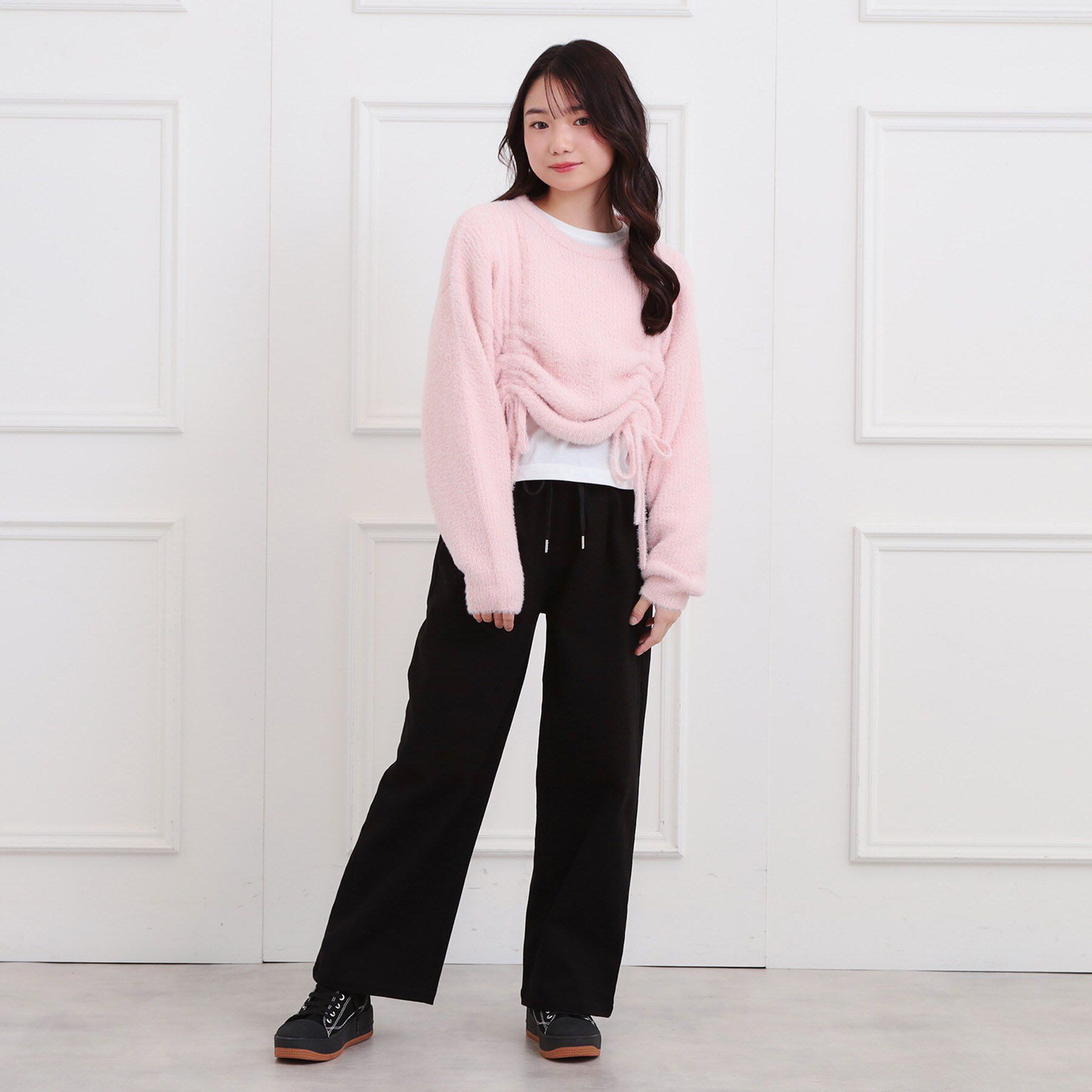 PINK-latte「裏起毛イージーロングパンツ」|その他|