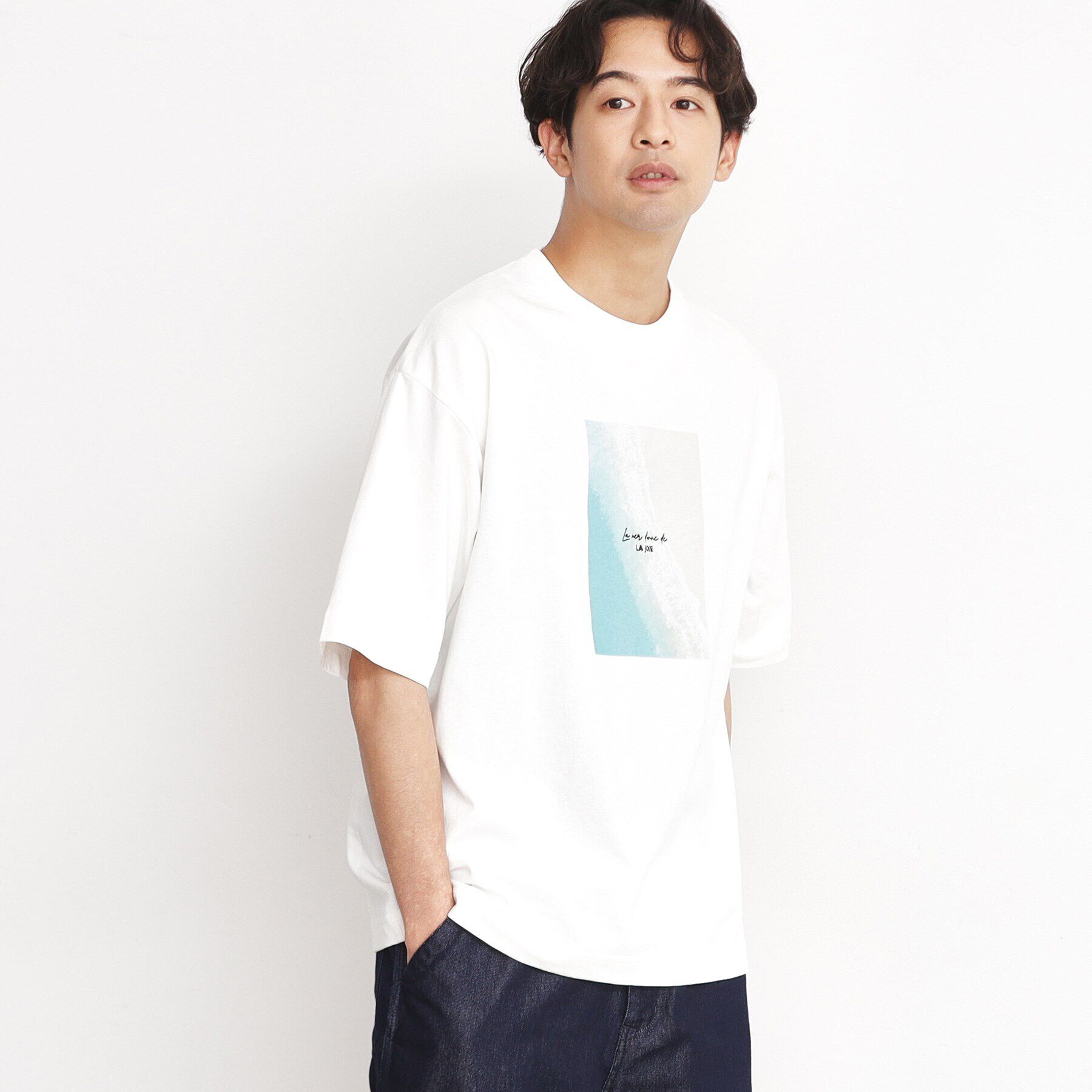 THE SHOP TK「【ご好評につきシリーズ第2弾が登場！】FRESH NATUREデザイン刺繍Tシャツ」|Tシャツ・カットソー|オフホワイト(003