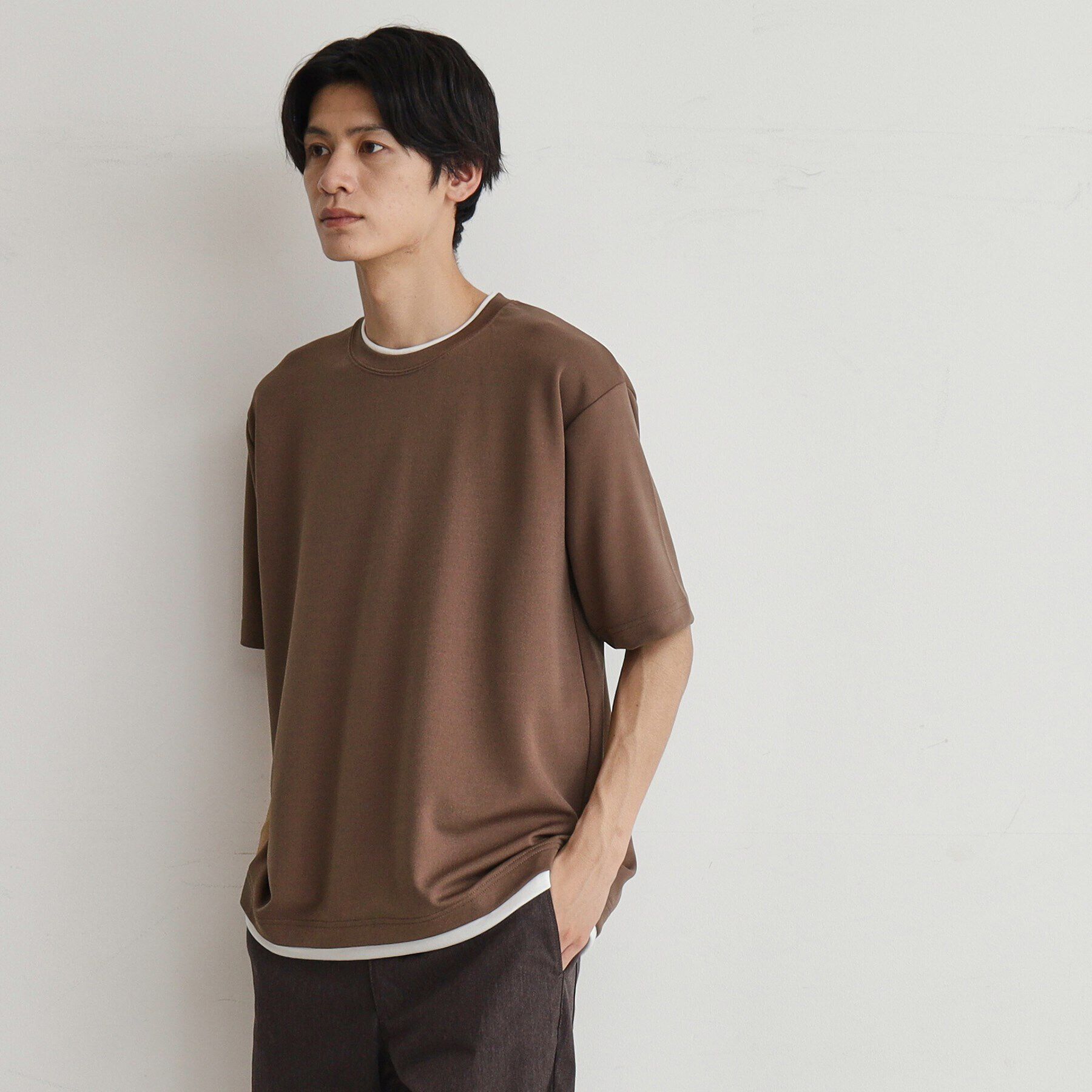 THE SHOP TK「アムンゼンフェイクプルオーバー」|Tシャツ・カットソー|