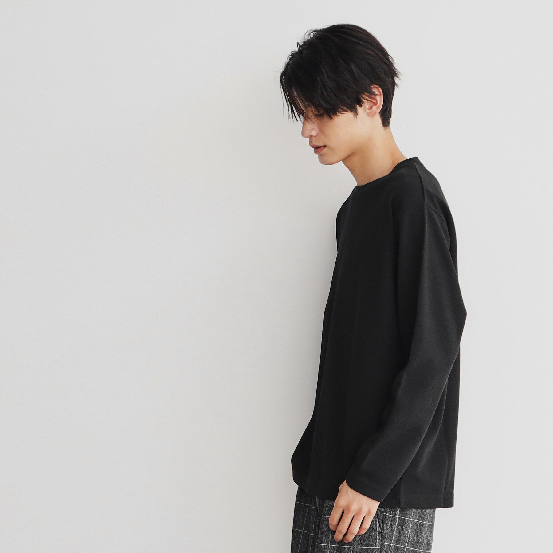 THE SHOP TK「サカリバクルーネック長袖Tシャツ」|Tシャツ・カットソー|